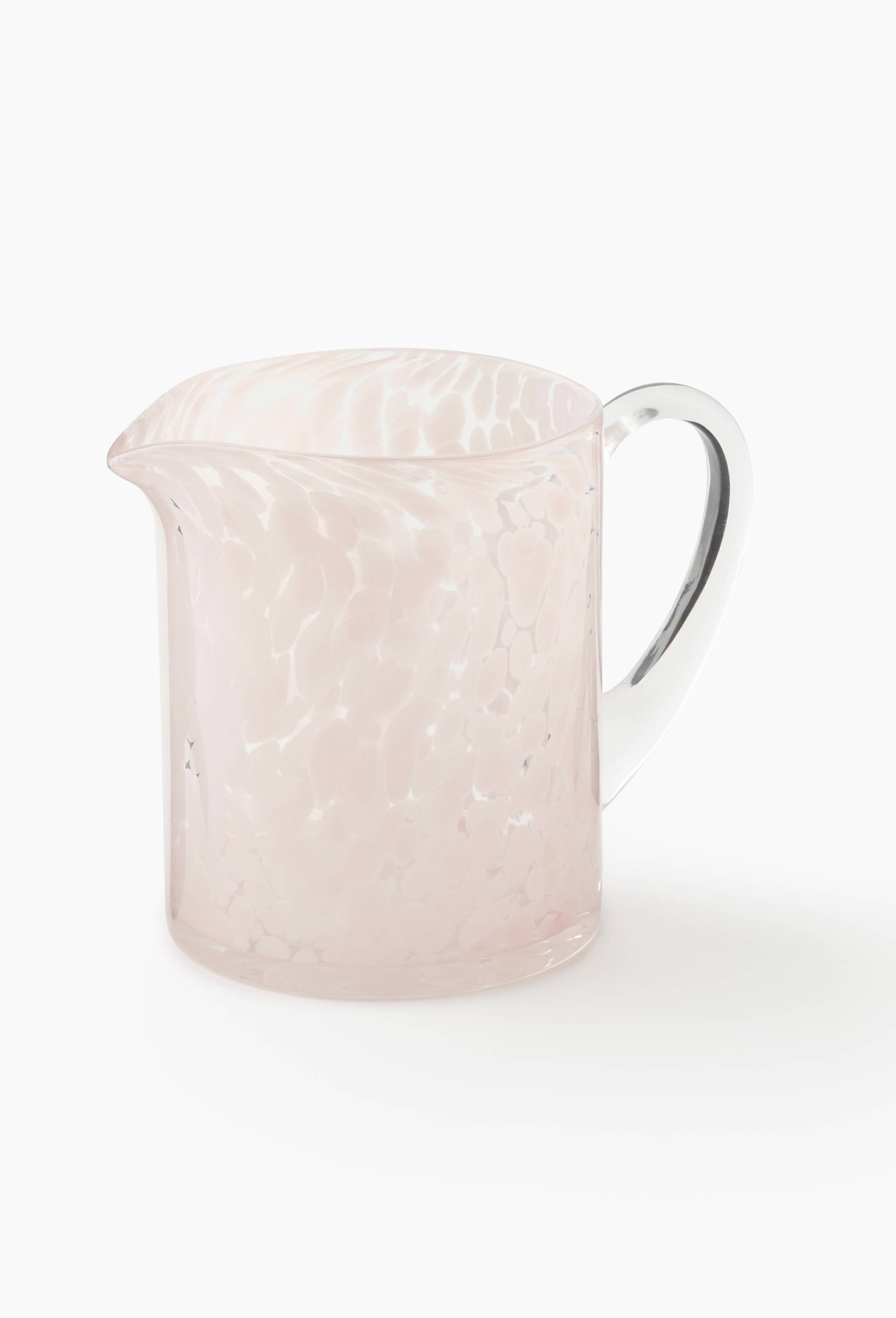 Pichet finition tachet&eacute;e, 1,1l, Rose clair, large image number 1
