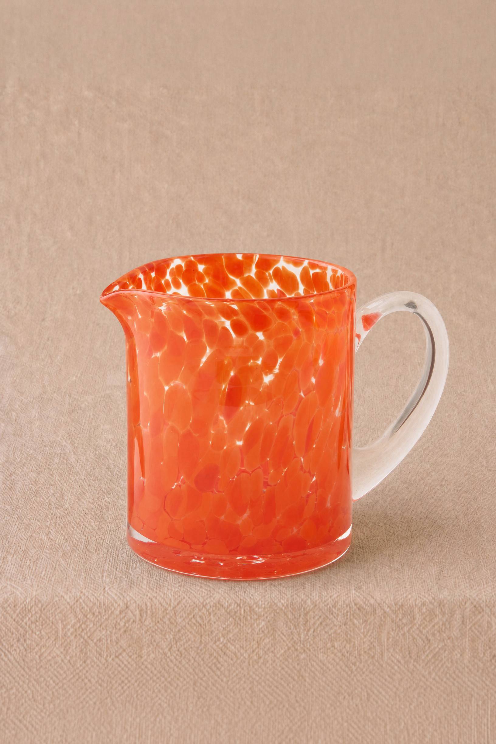 Pichet finition tachet&eacute;e, 1,1l, Orange, large image number 0.0