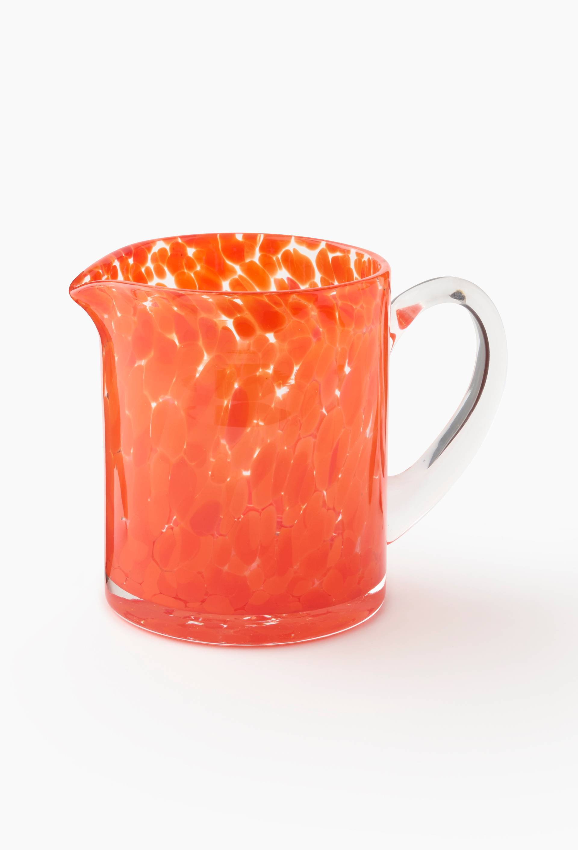 Pichet finition tachet&eacute;e, 1,1l, Orange, large image number 1