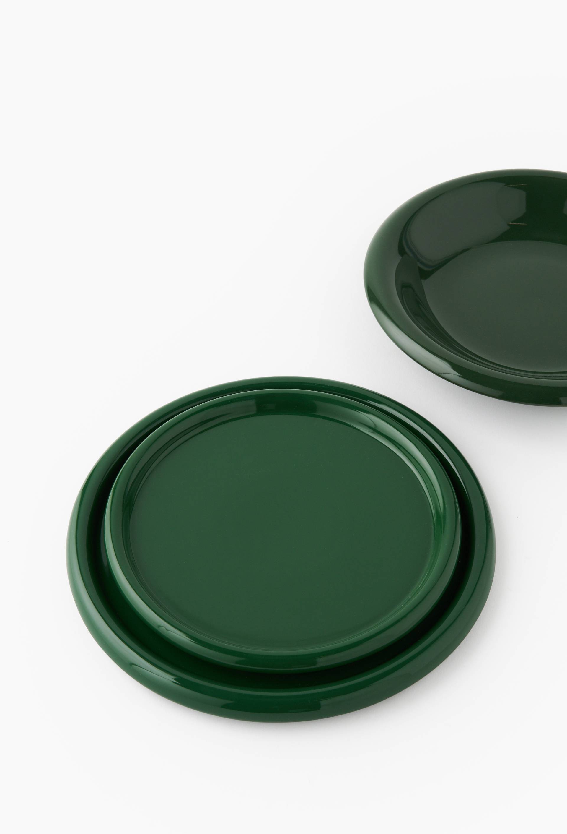Assiette plate, 26 cm, Vert fonc&eacute;, large image number 2