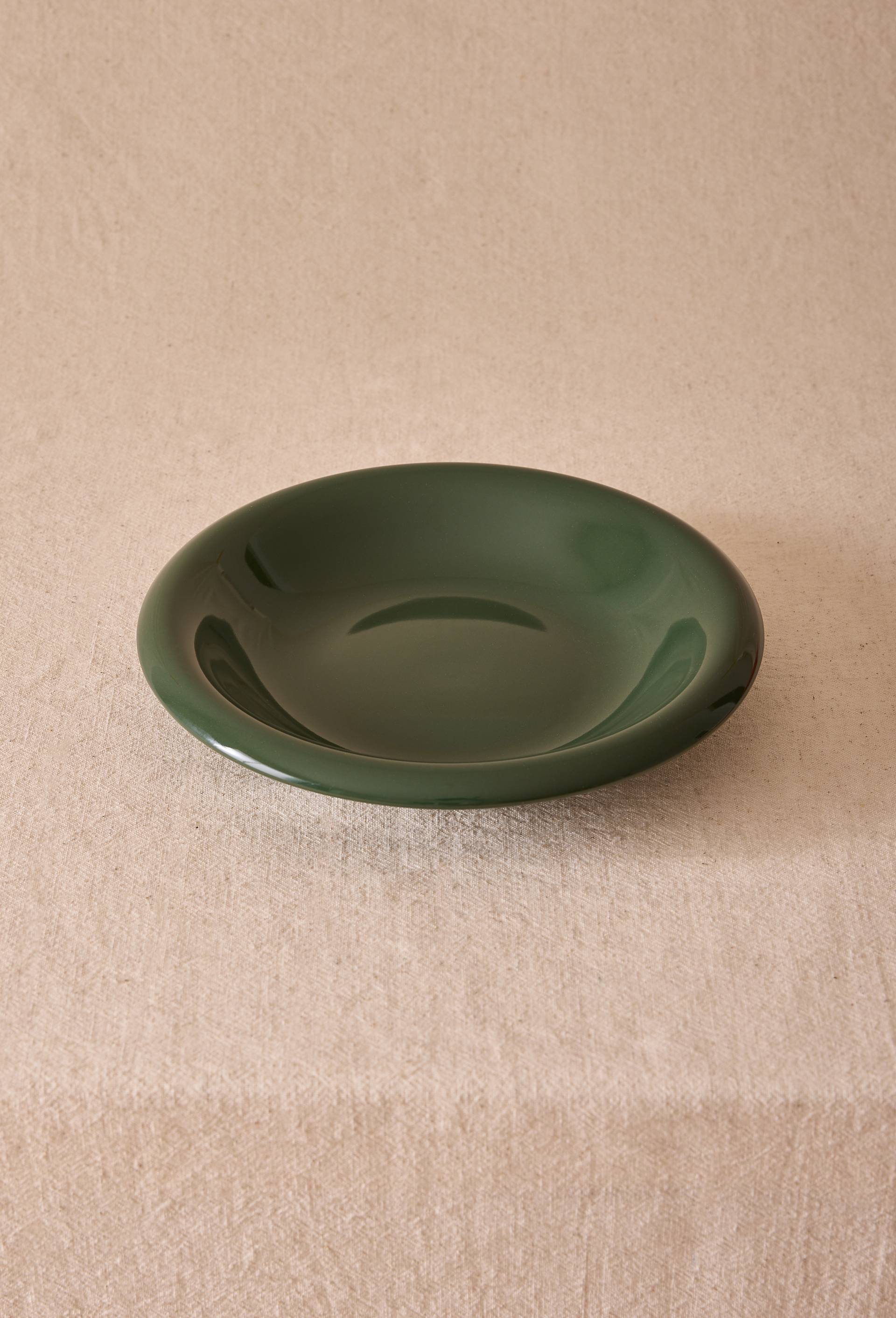 Assiette creuse, 25cm, Vert fonc&eacute;, large image number 0
