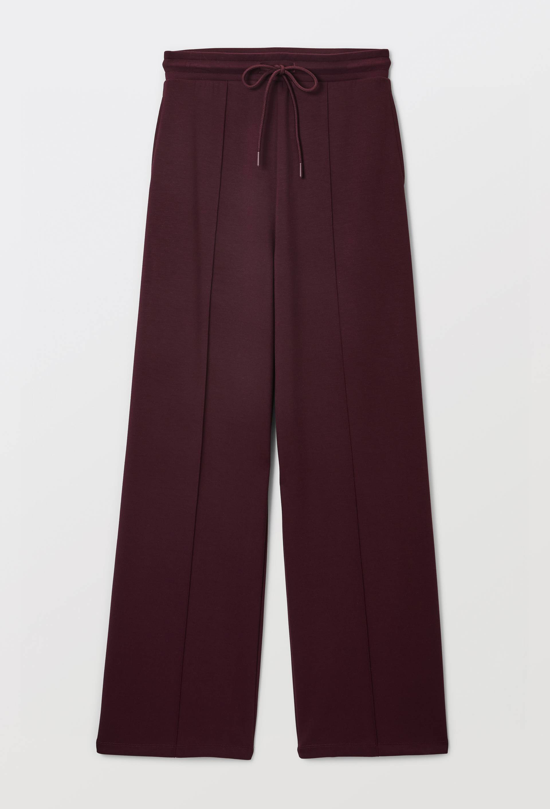 Pantalon de sport uni en molleton technique, Rouge fonc&eacute;, large image number 2