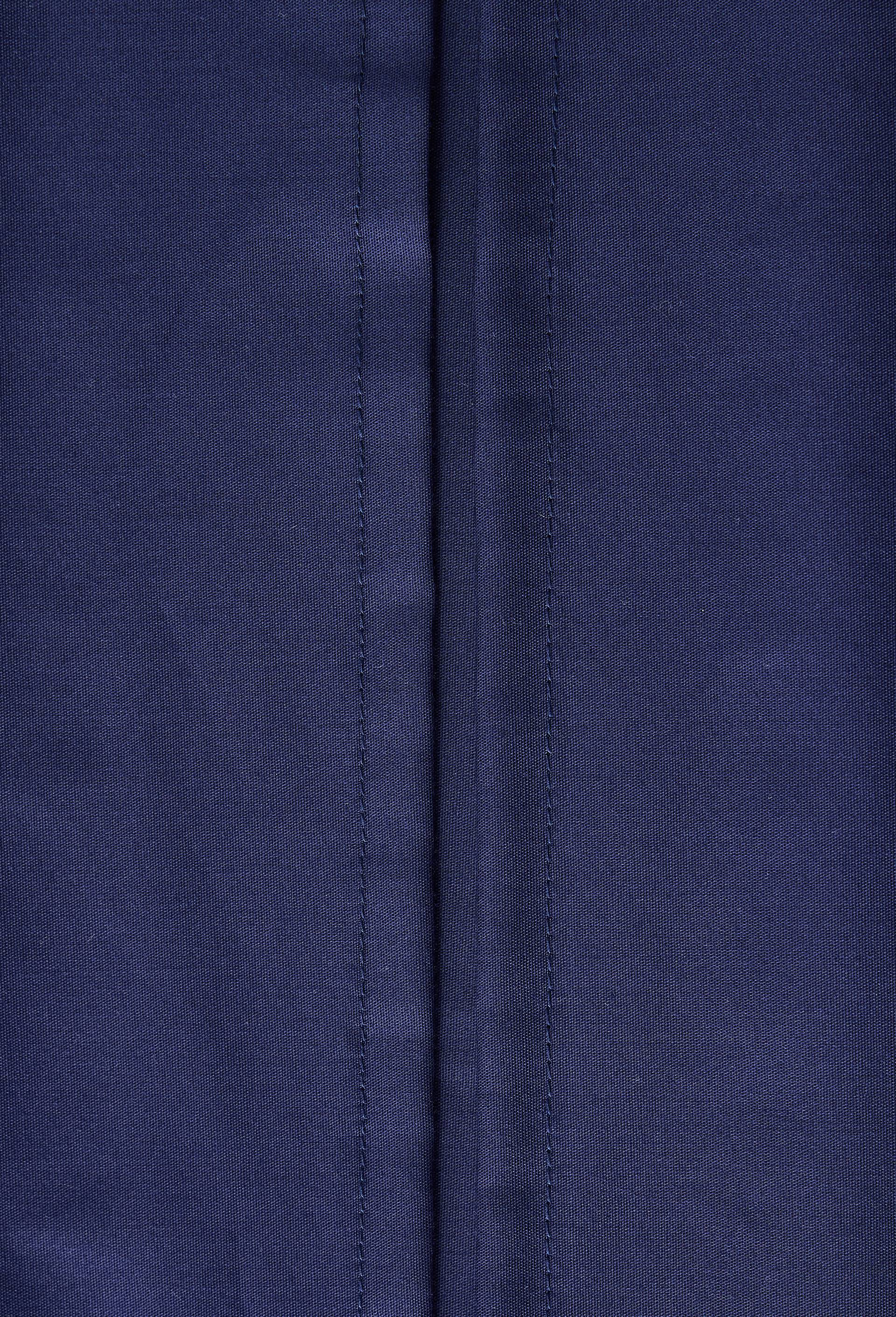 Housse de couette unie, percale de coton, 100% coton bio GOTS, Bleu fonc&eacute;, large image number 3