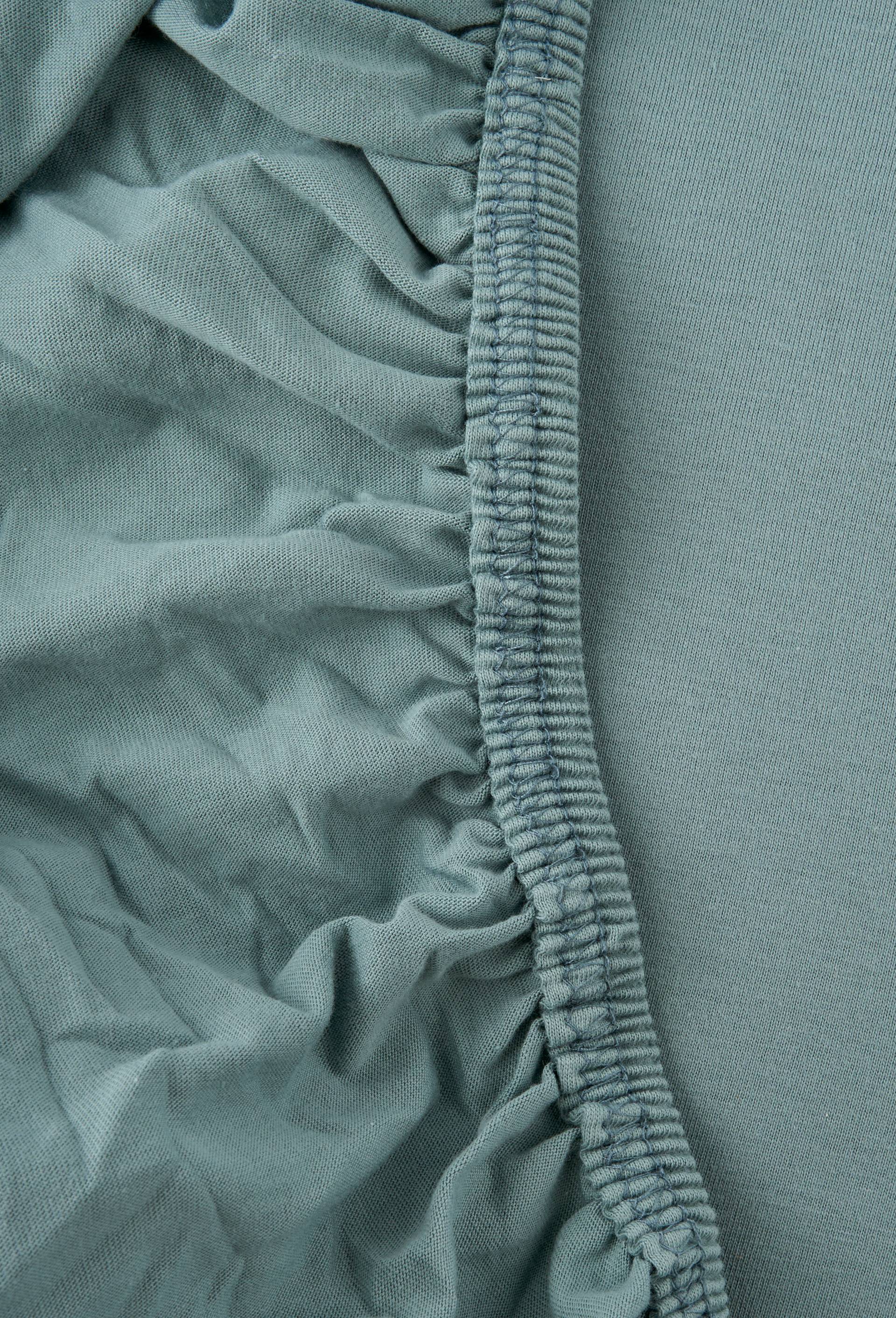 Drap housse, jersey en coton BIO, certifi�� OEKO-TEX GOTS, Vert clair, large image number 1.0