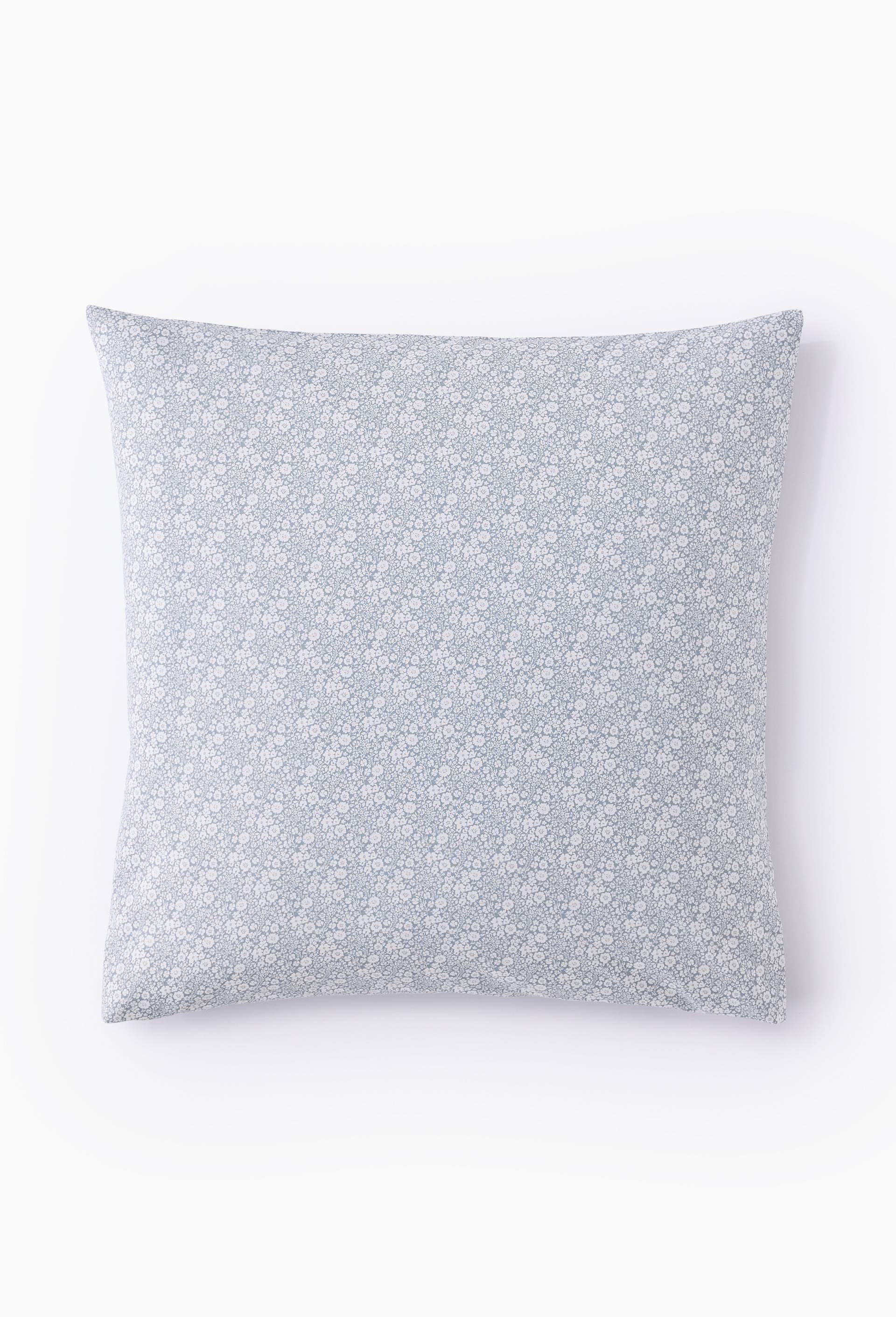 Taie oreiller imprim&eacute;, 100% coton bio GOTS, Vert clair, large image number 1