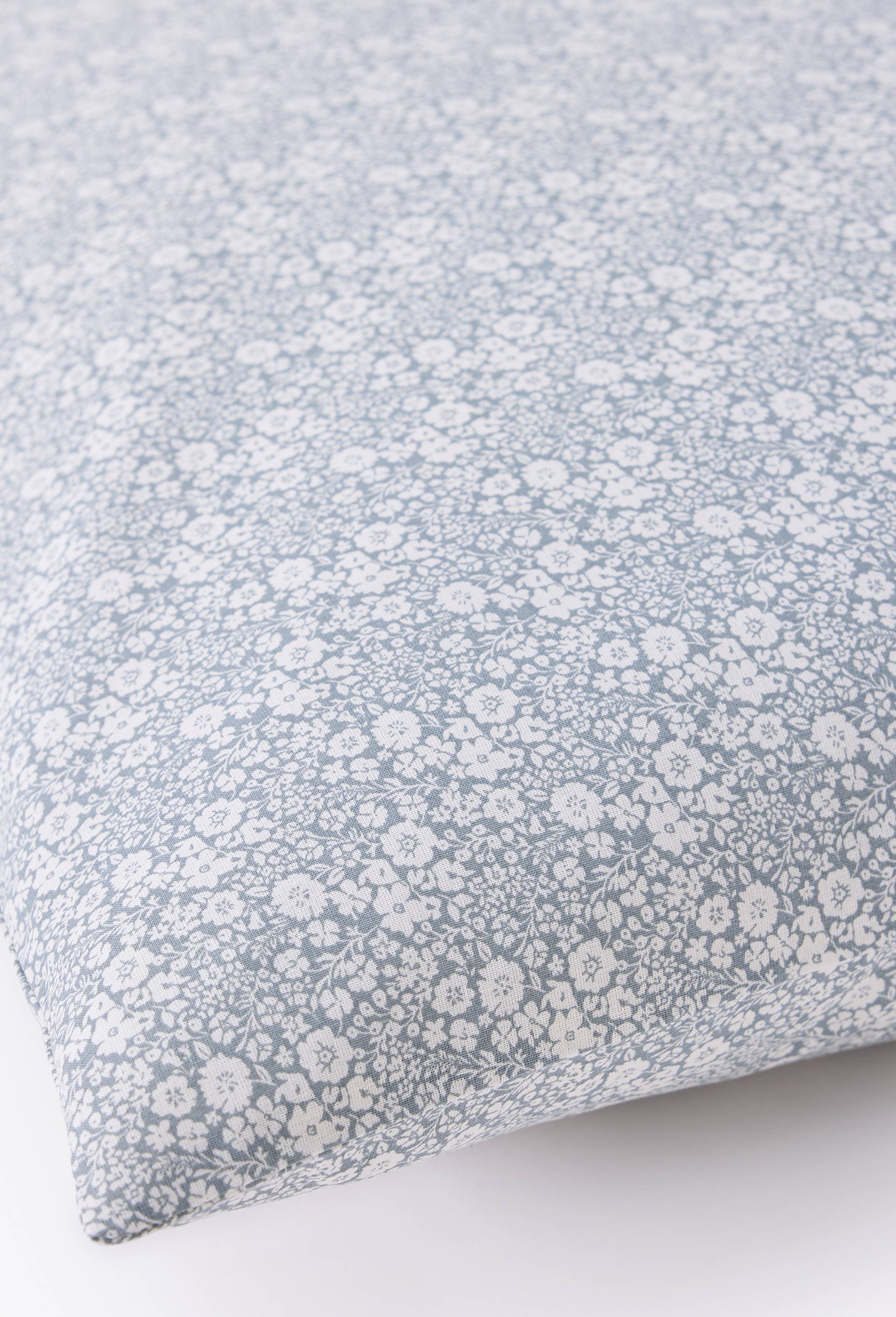 Taie oreiller imprim&eacute;, 100% coton bio GOTS, Vert clair, large image number 2.0