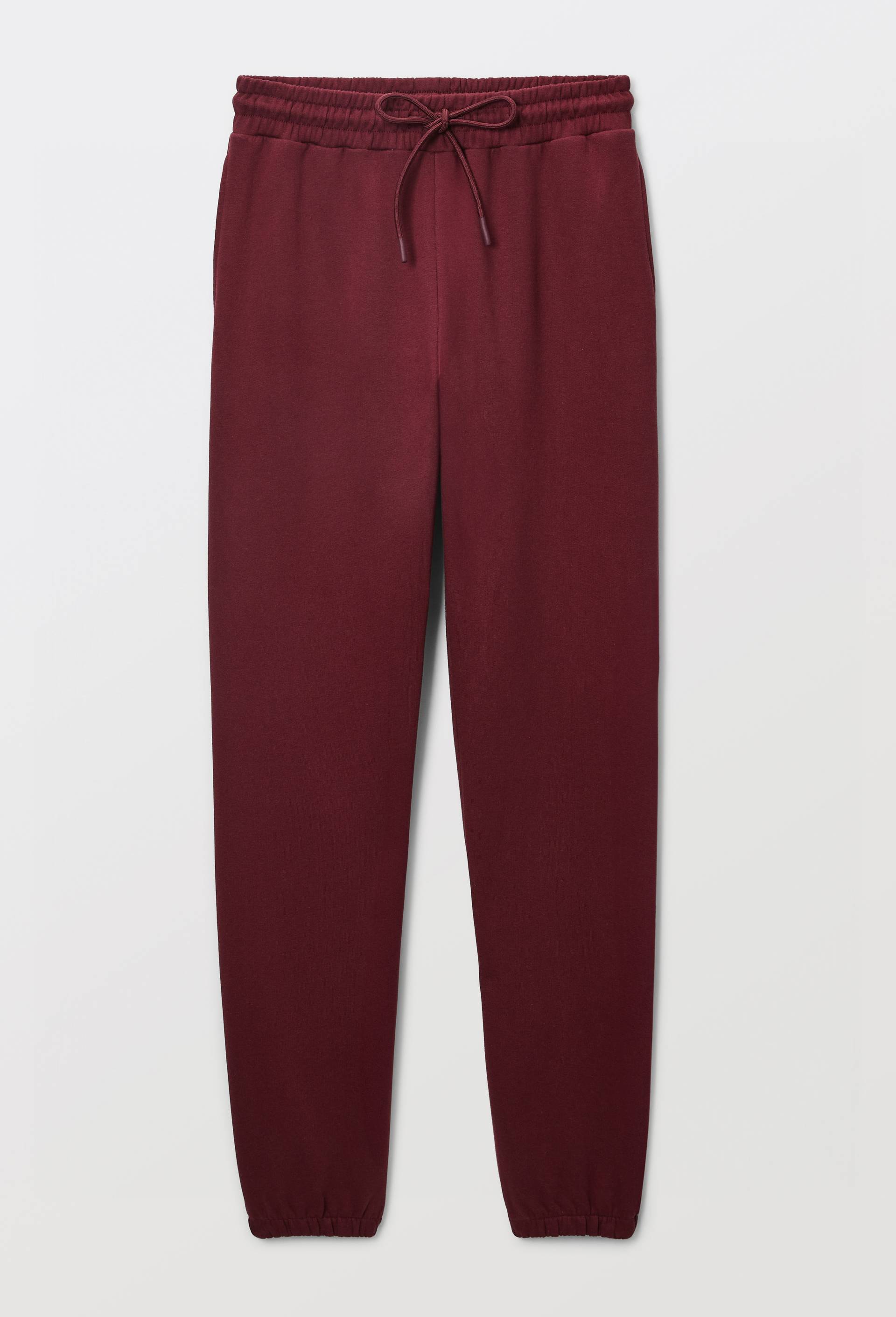 Pantalon de jogging en molleton de coton BIO GOTS, Rouge fonc&eacute;, large image number 2.0