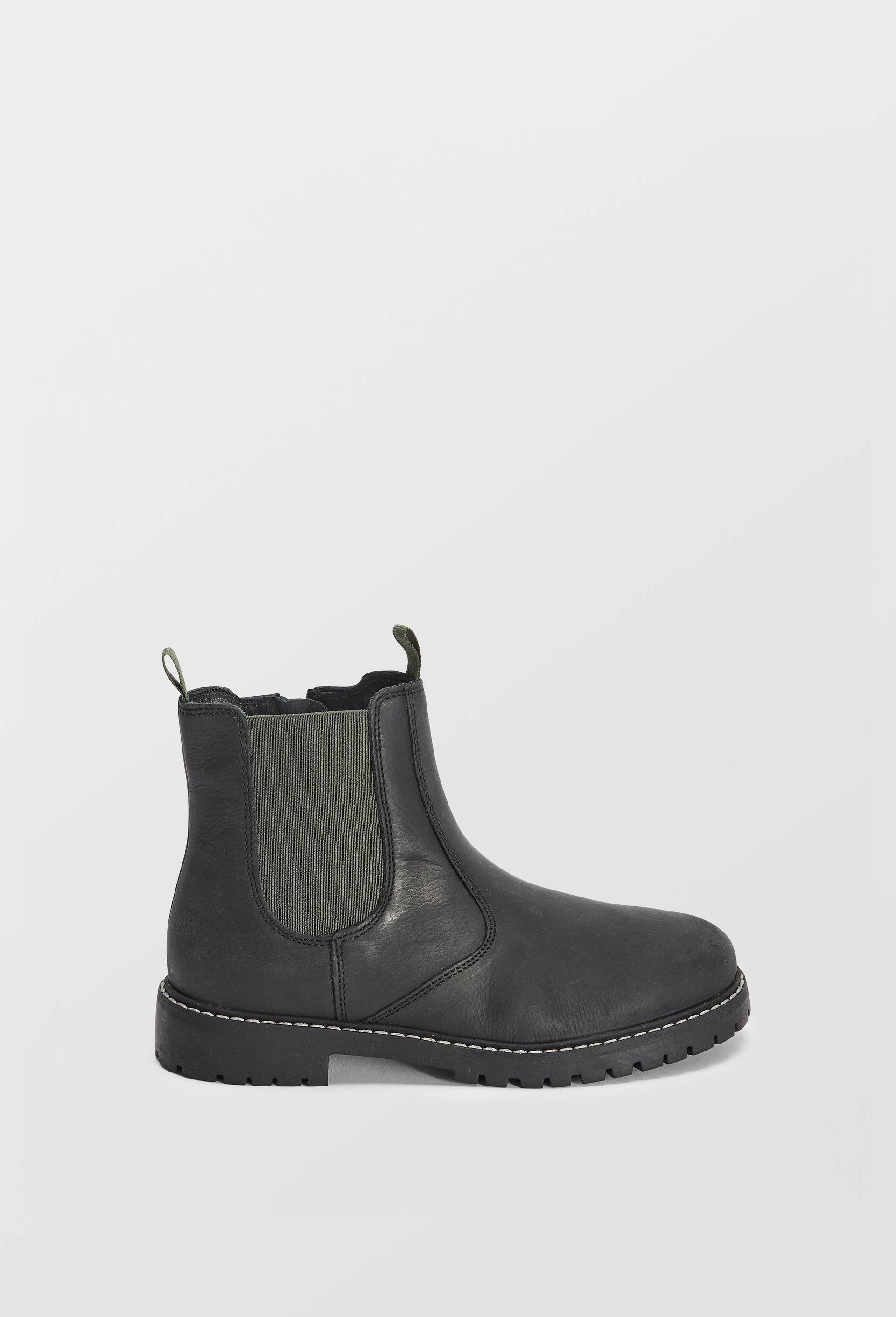 Bottines chelsea en cuir responsable, Noir, large image number 1
