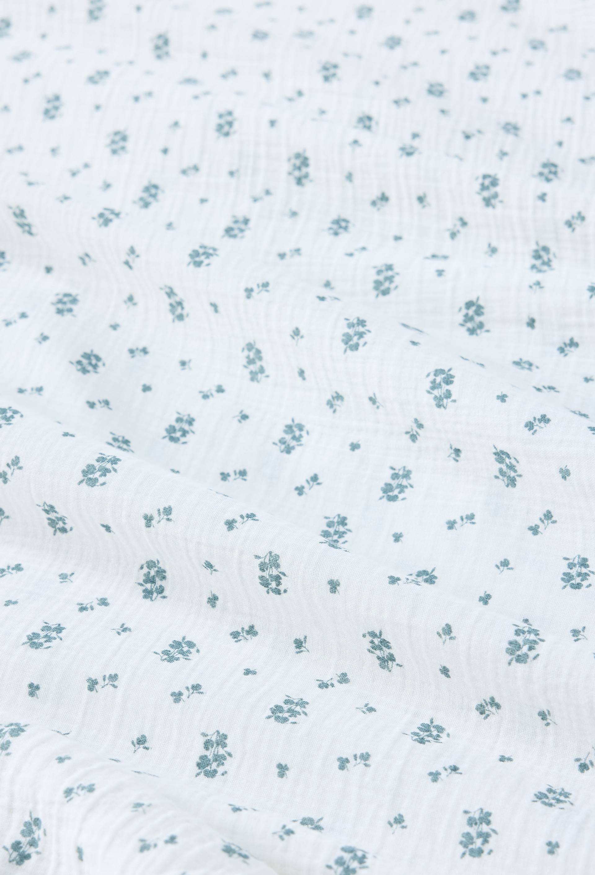 Housse de couette unie, gaze de coton, 100% coton bio GOTS, Vert clair, large image number 1