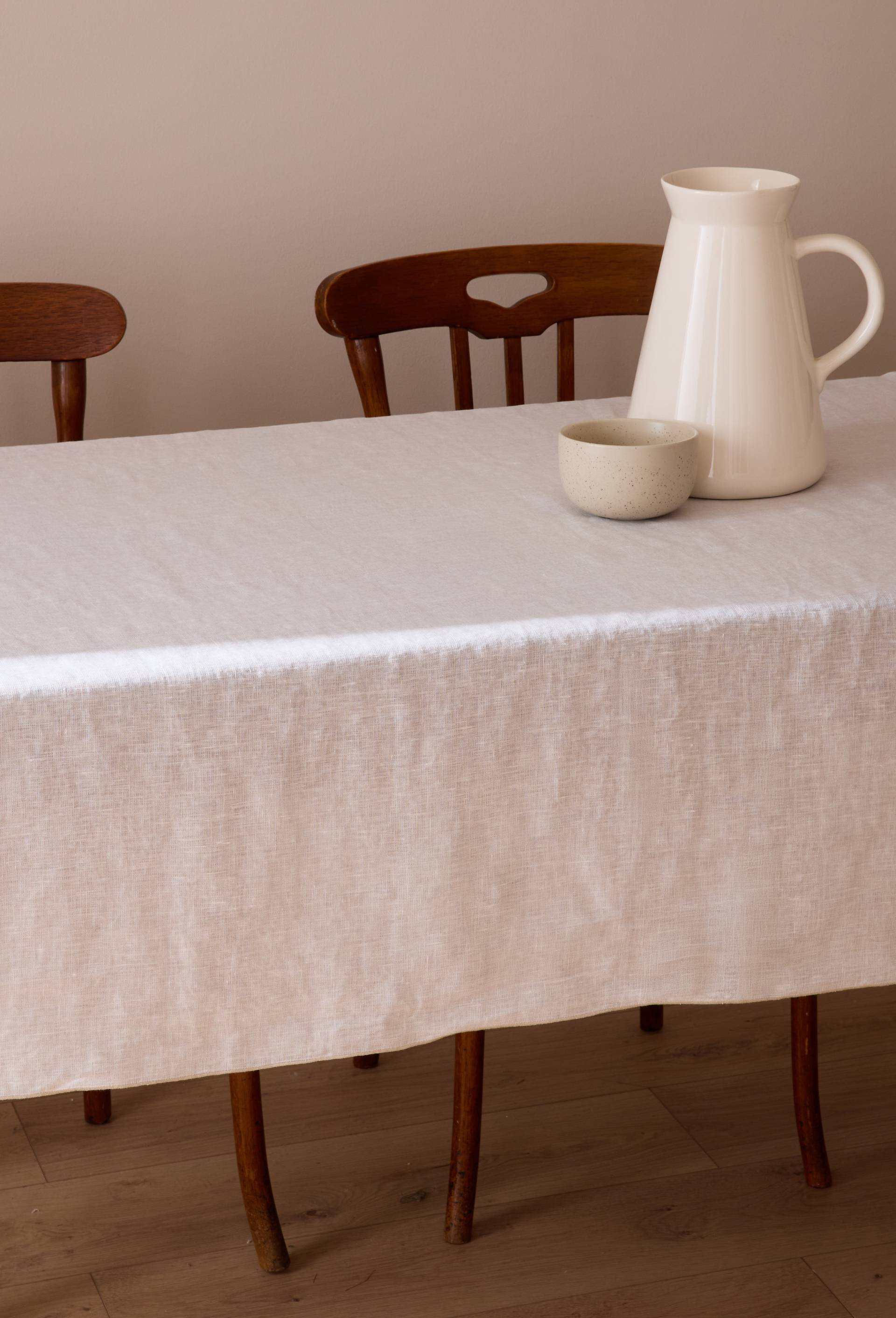 Nappe en lin lav&eacute;, Blanc, large image number 0.0