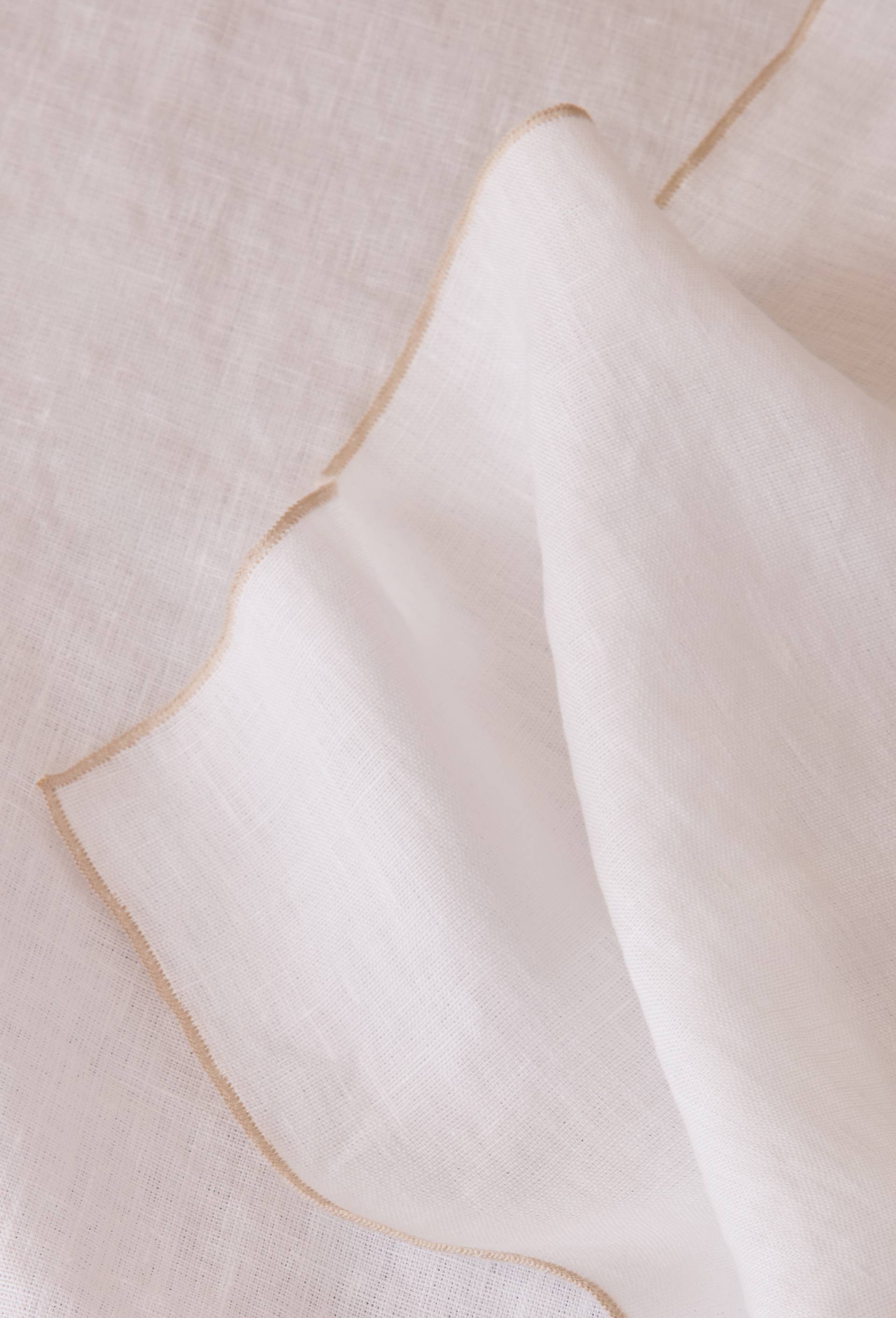 Nappe en lin lav&eacute;, Blanc, large image number 1