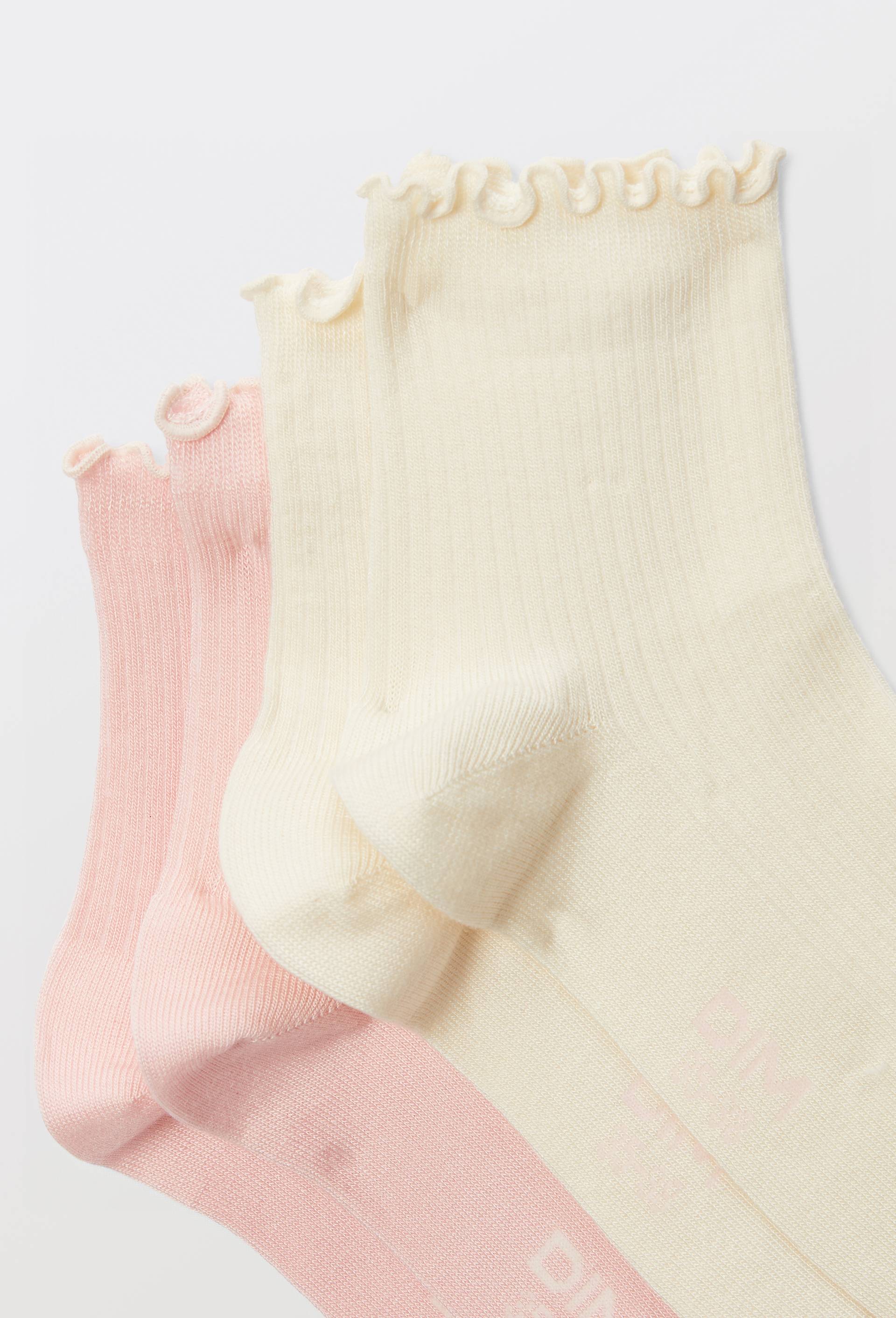 Lot de 2 socquettes en modal DIM, Rose, large image number 1.0