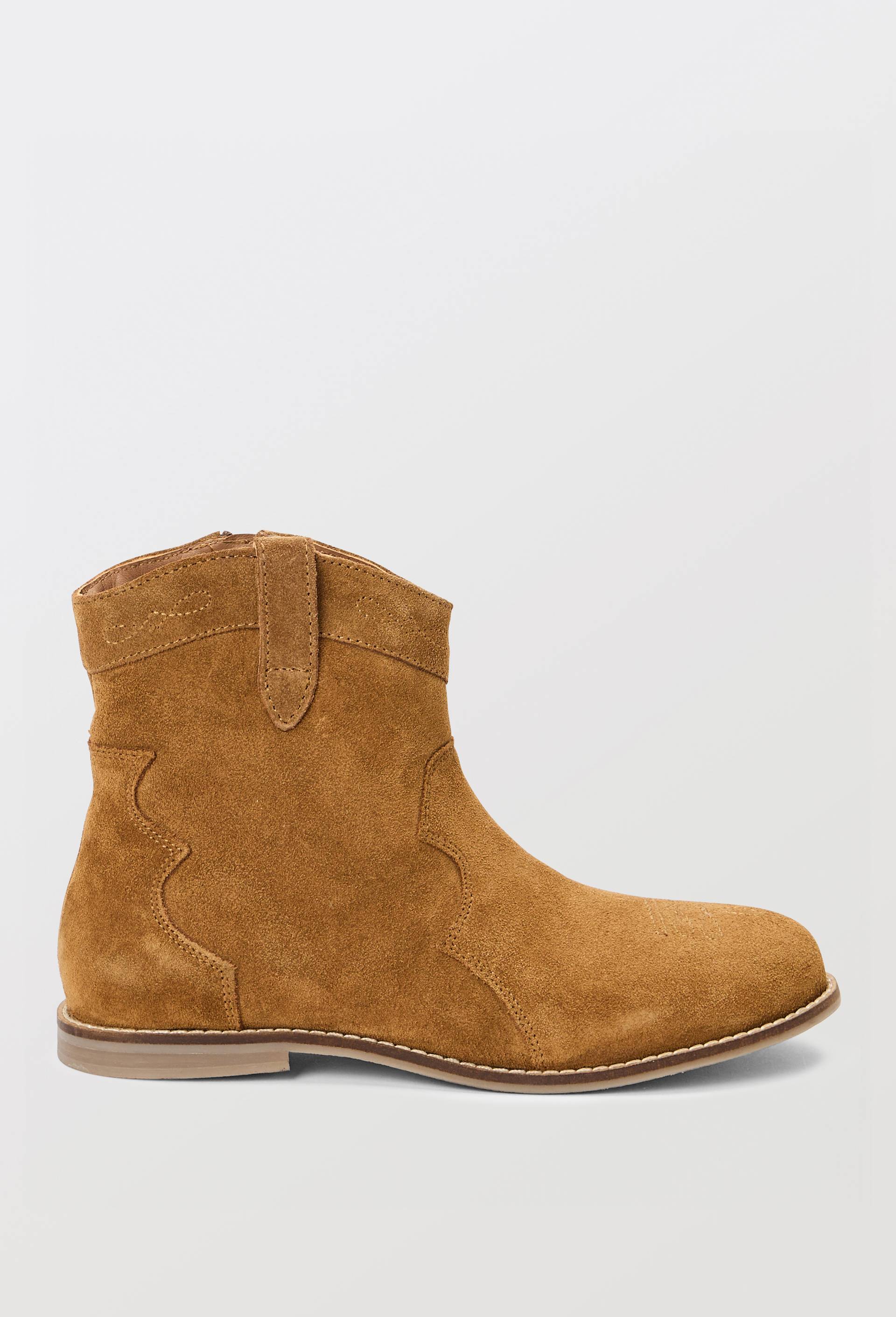 Bottines en cuir, Brun clair, large image number 1