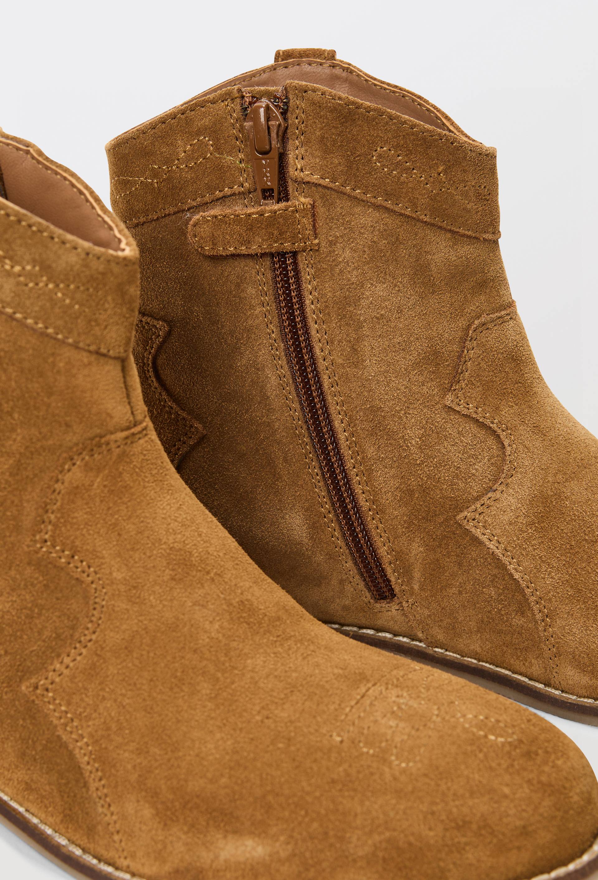 Bottines en cuir, Brun clair, large image number 2.0