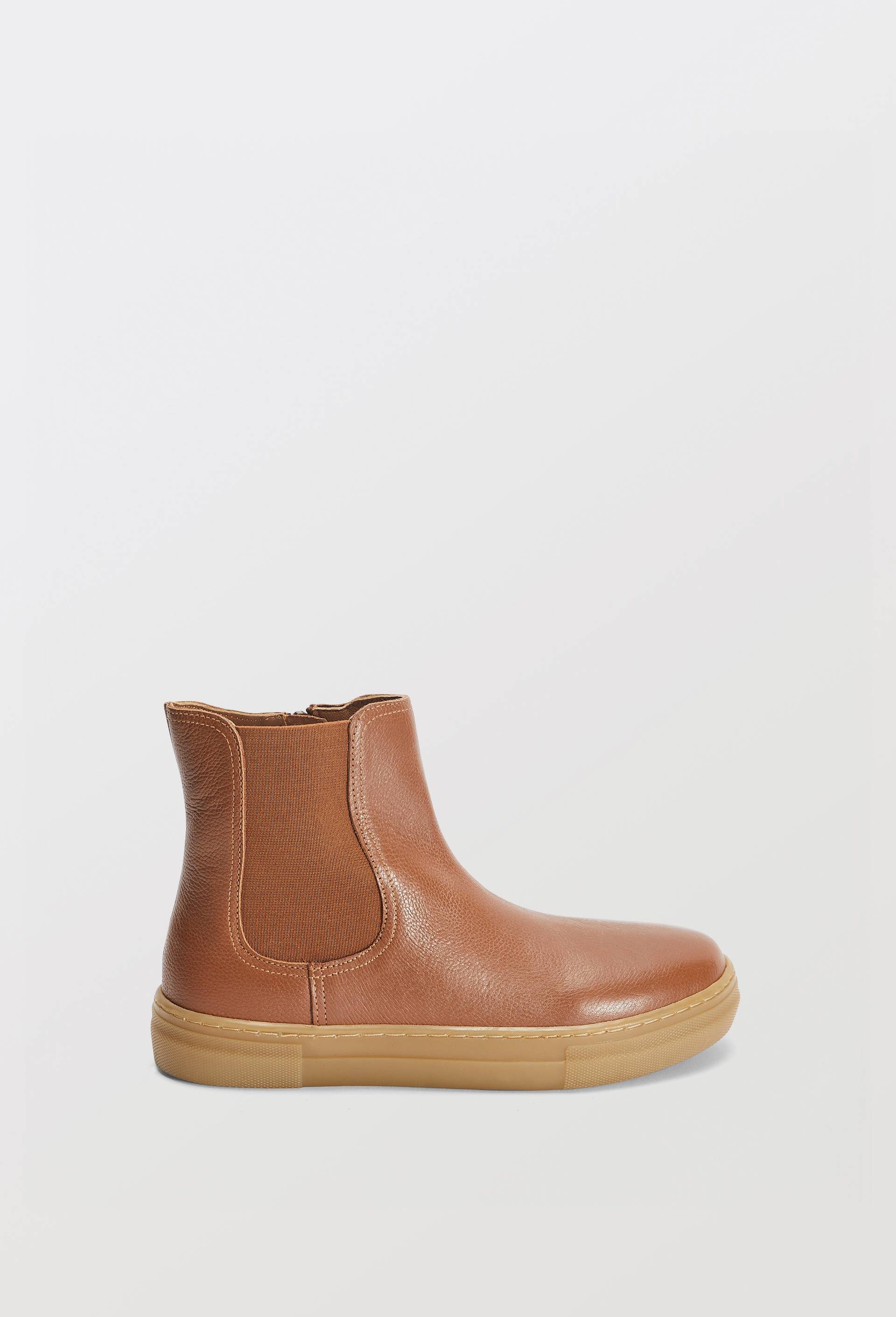 Boots en cuir, Brun clair, large image number 1.0