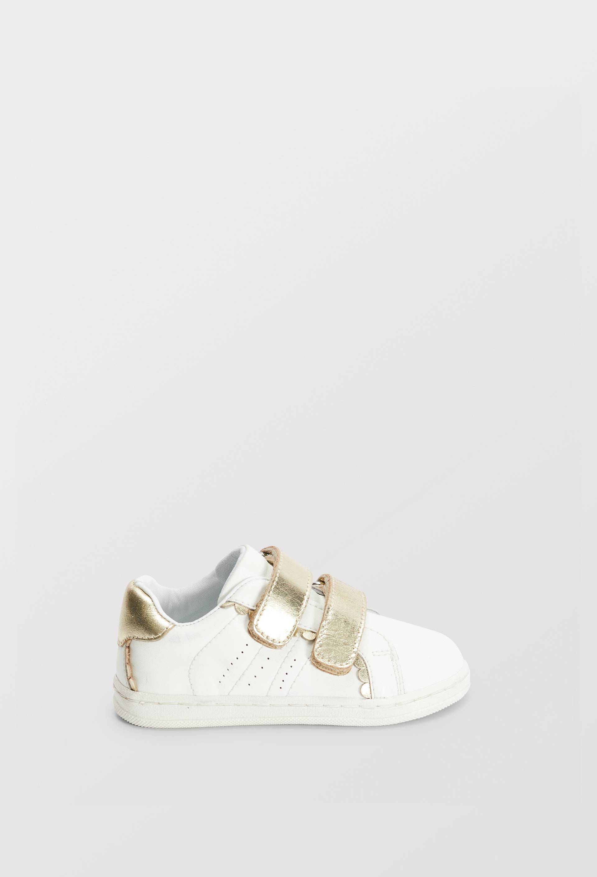 Basket en cuir responsable, Blanc, large image number 1