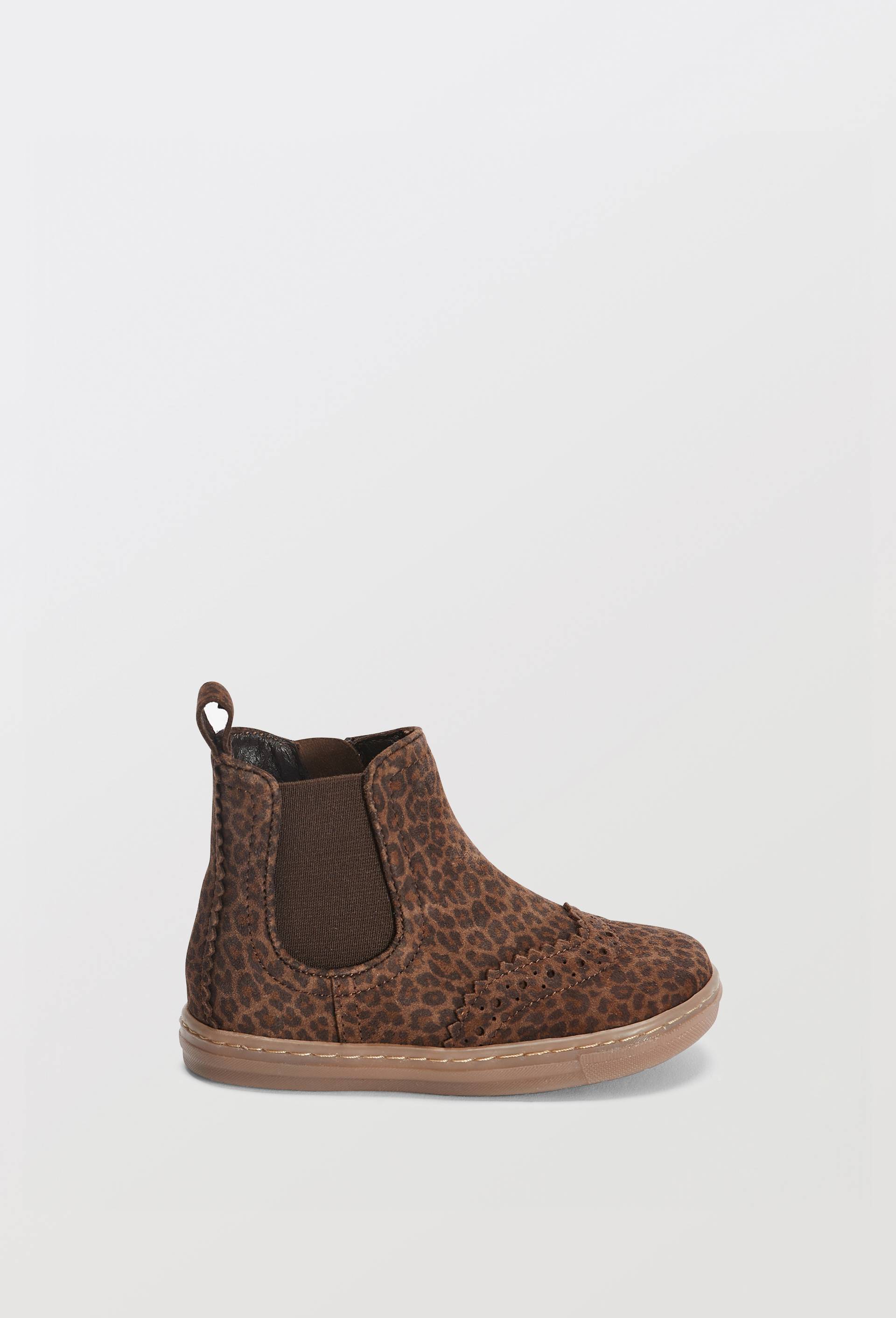 Bottines chelsea en cuir responsable, Brun fonc&eacute;, large image number 1