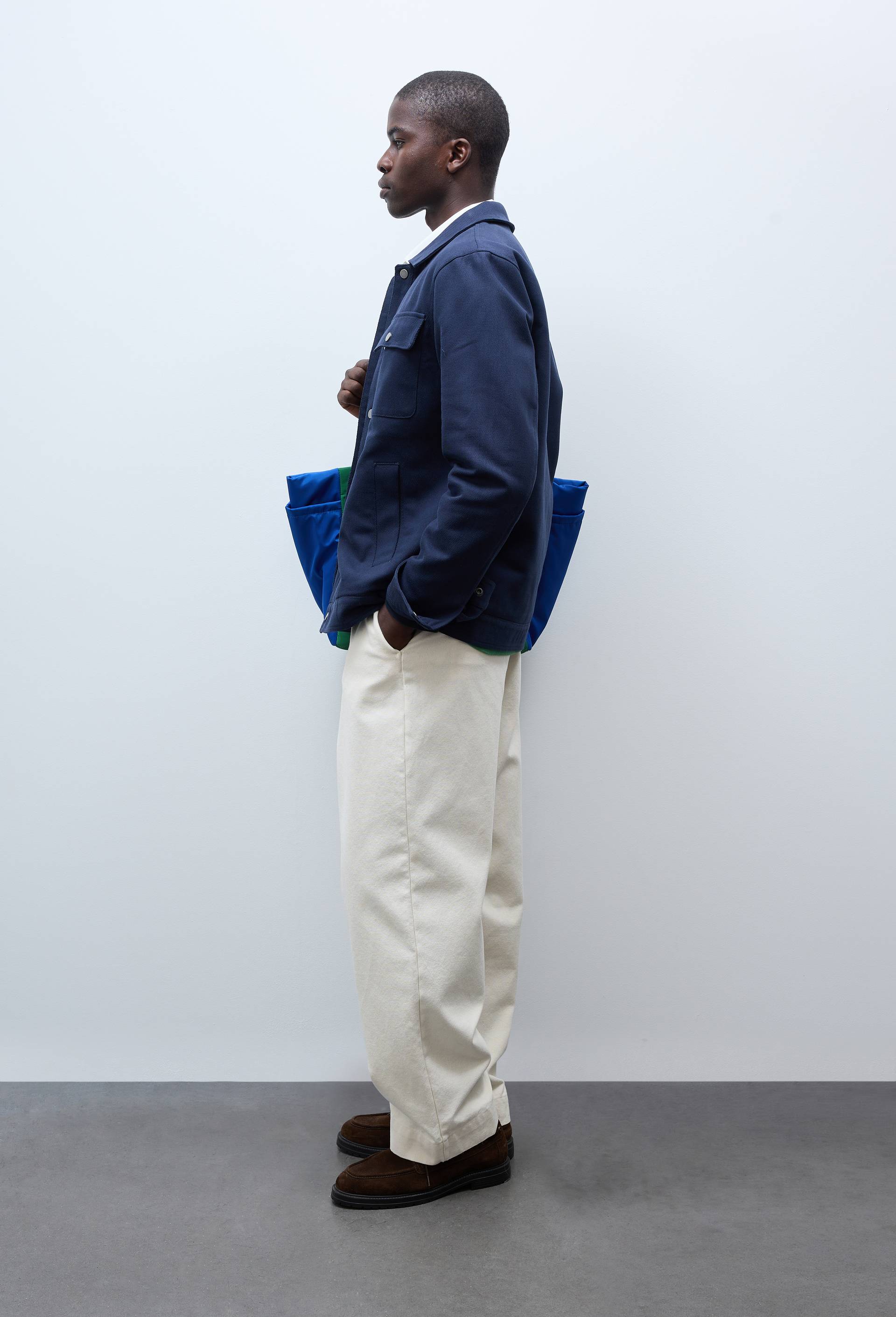 Veste en coton, Bleu fonc&eacute;, large image number 1.0