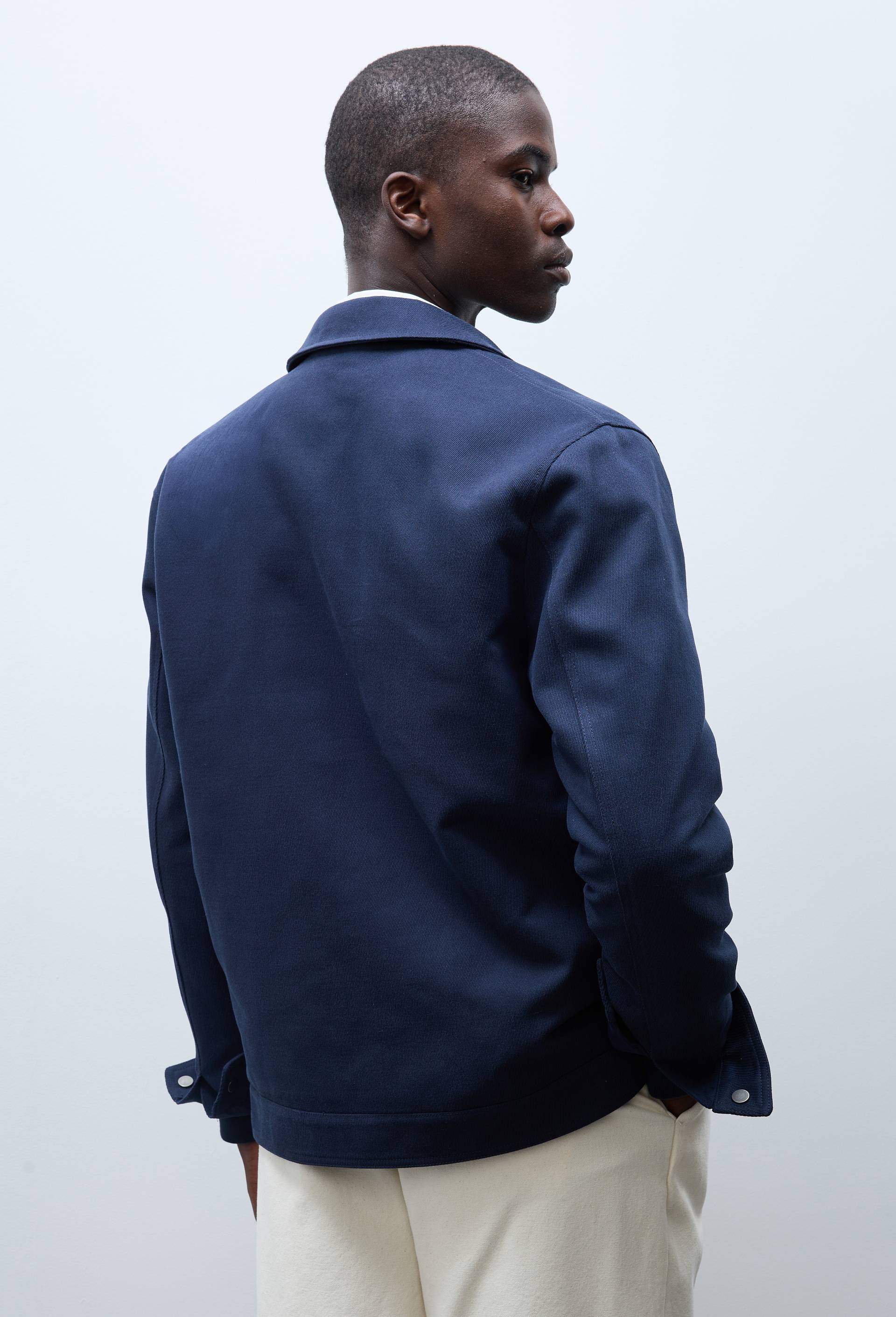Veste en coton, Bleu fonc&eacute;, large image number 2