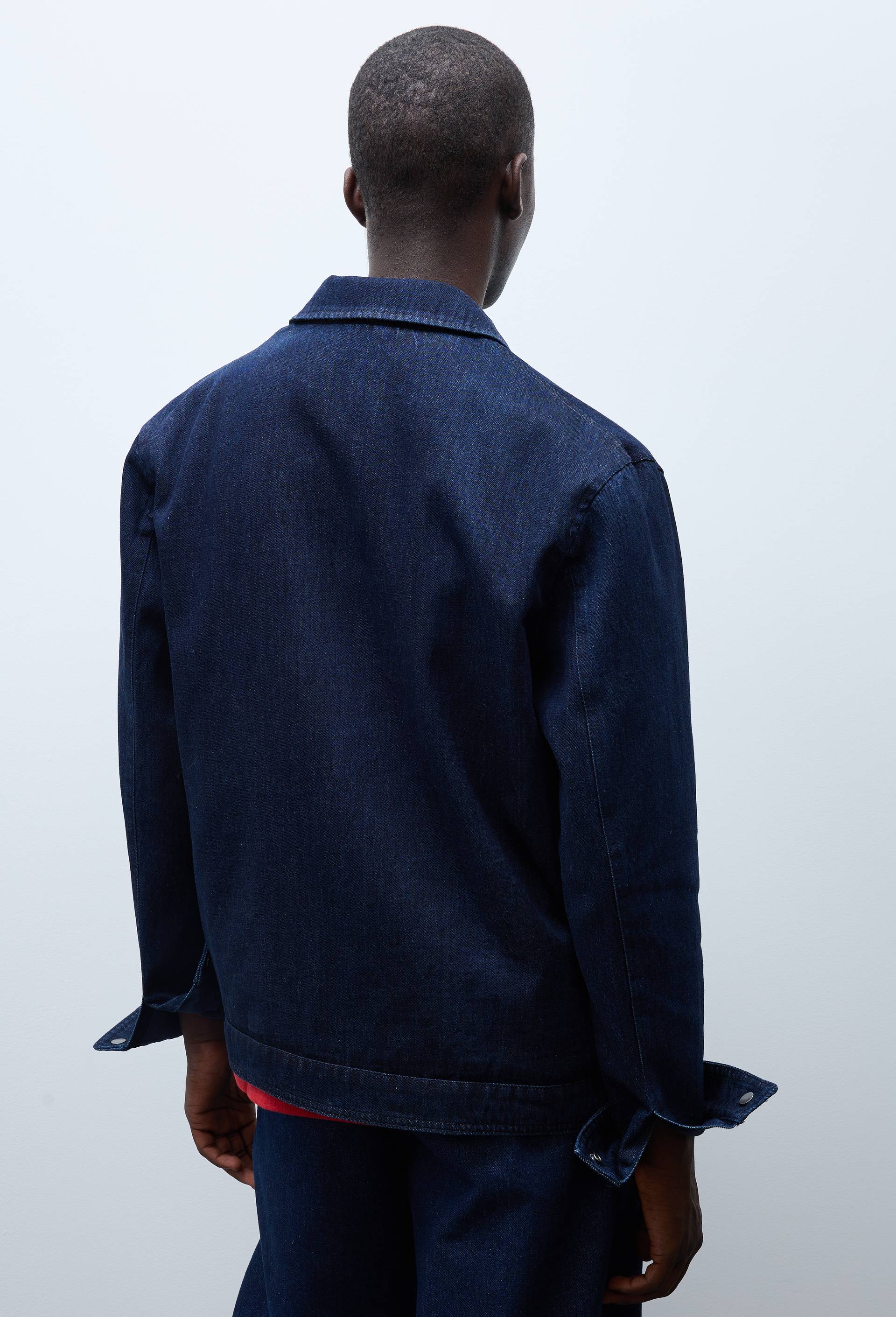 Veste en jean en coton bio GOTS, Bleu fonc&eacute;, large image number 2.0