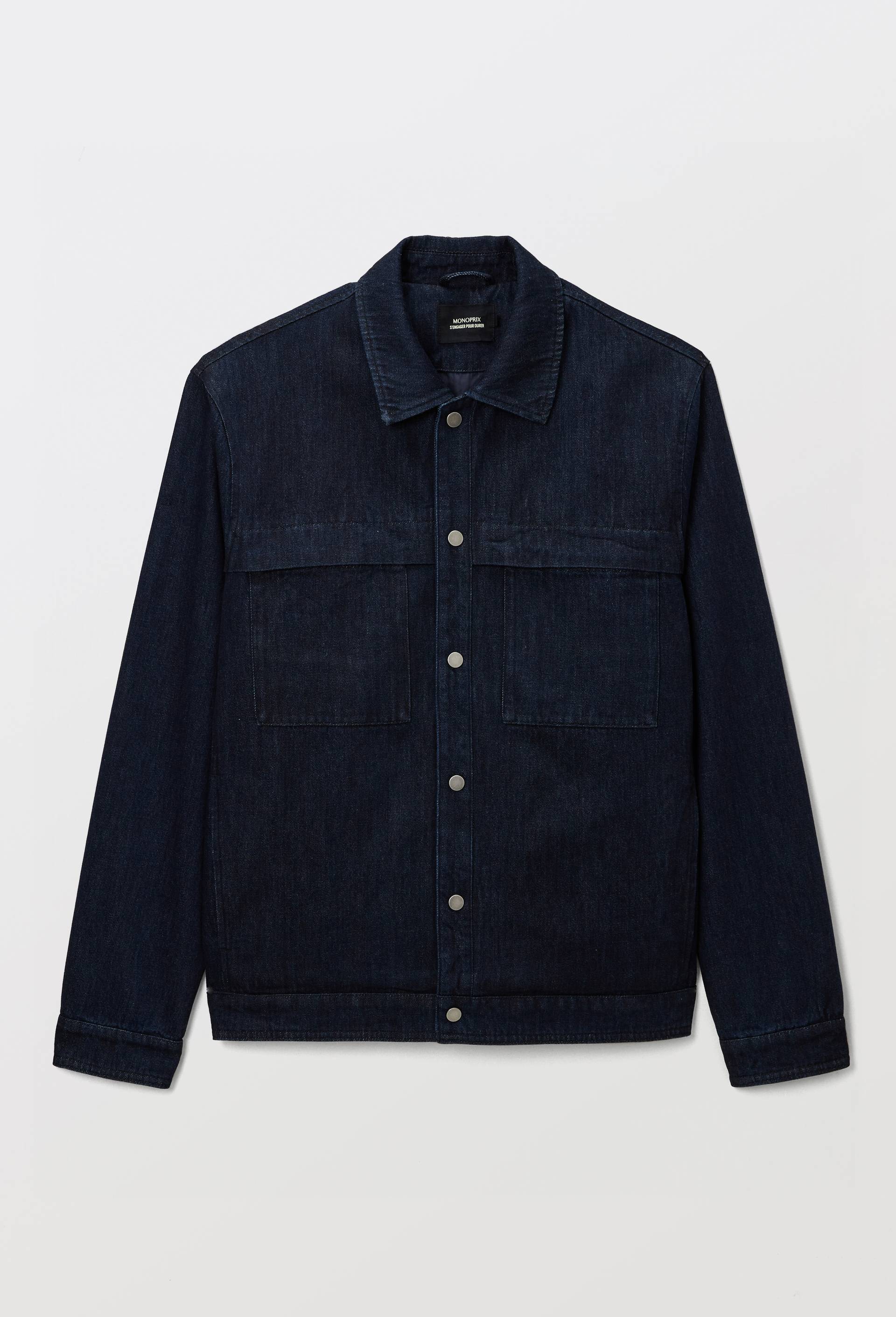 Veste en jean en coton bio GOTS, Bleu fonc&eacute;, large image number 3.0