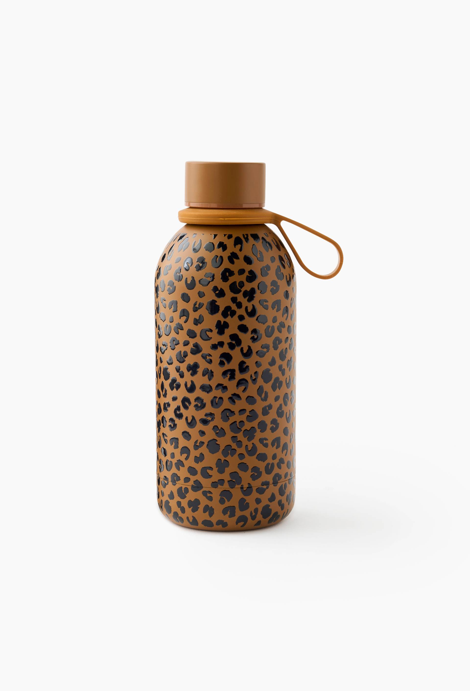 Bouteille isotherme finition imprim&eacute;e, 500ml, Brun, large image number 0