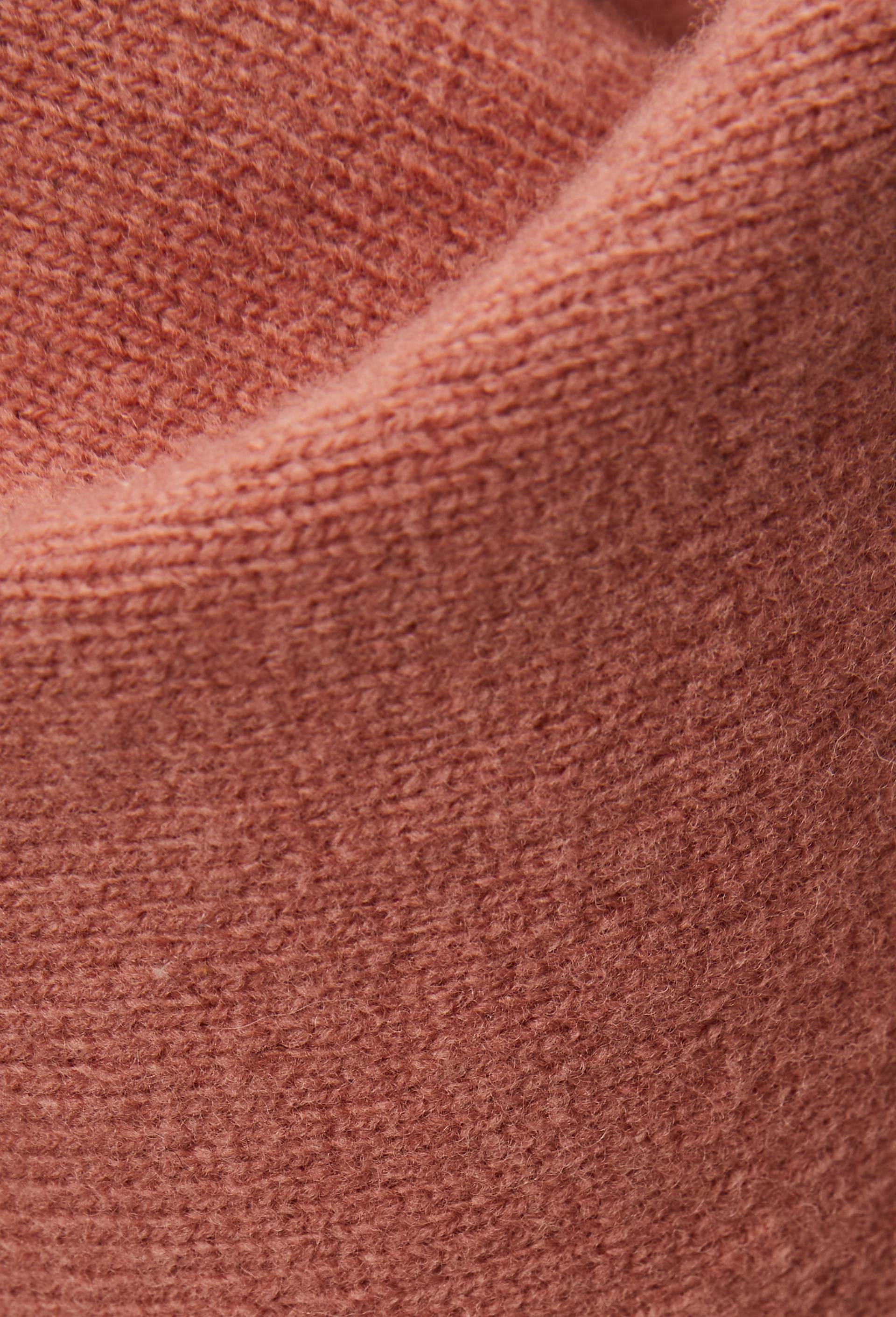 Echarpe triangle en laine, Rose fonc&eacute;, large image number 1.0