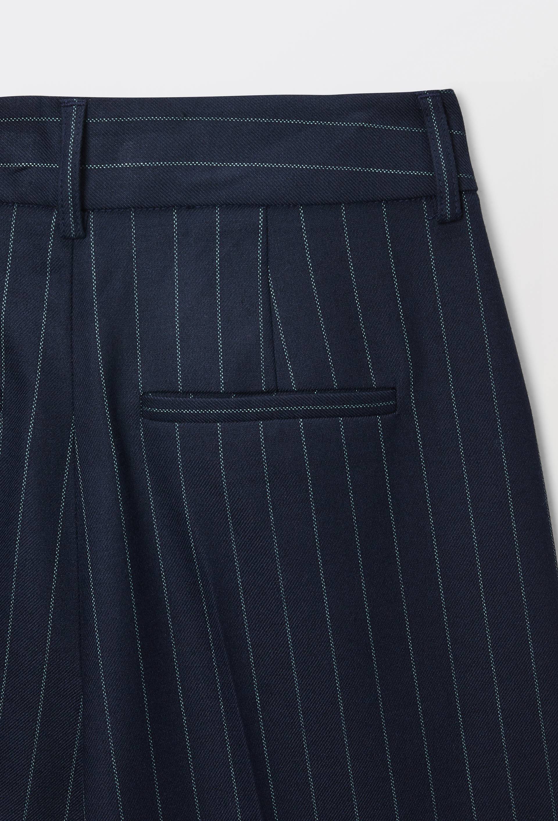 Pantalon large &agrave; rayures, Bleu fonc&eacute;, large image number 4.0