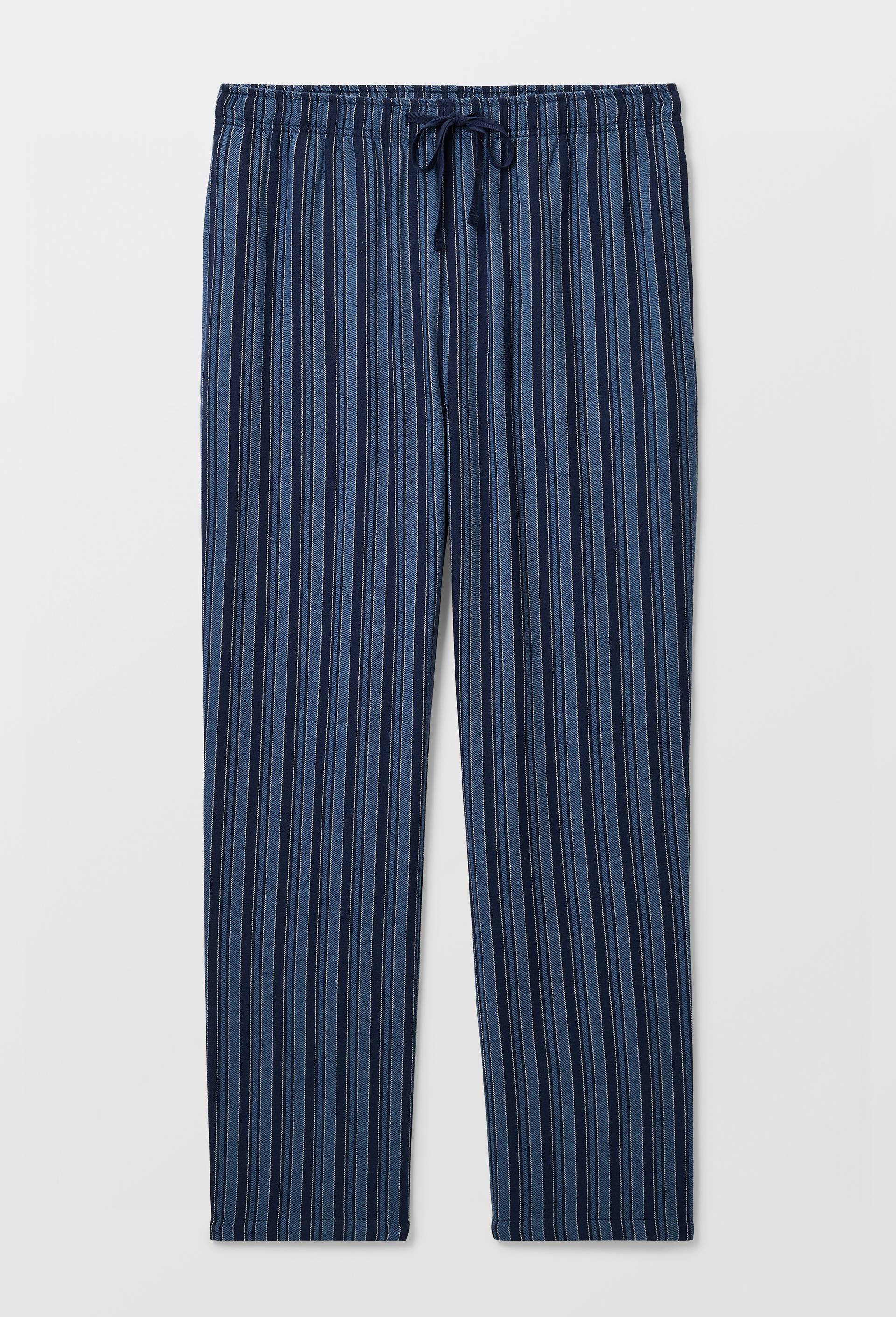Pantalon en flanelle de coton, Bleu fonc&eacute;, large image number 2