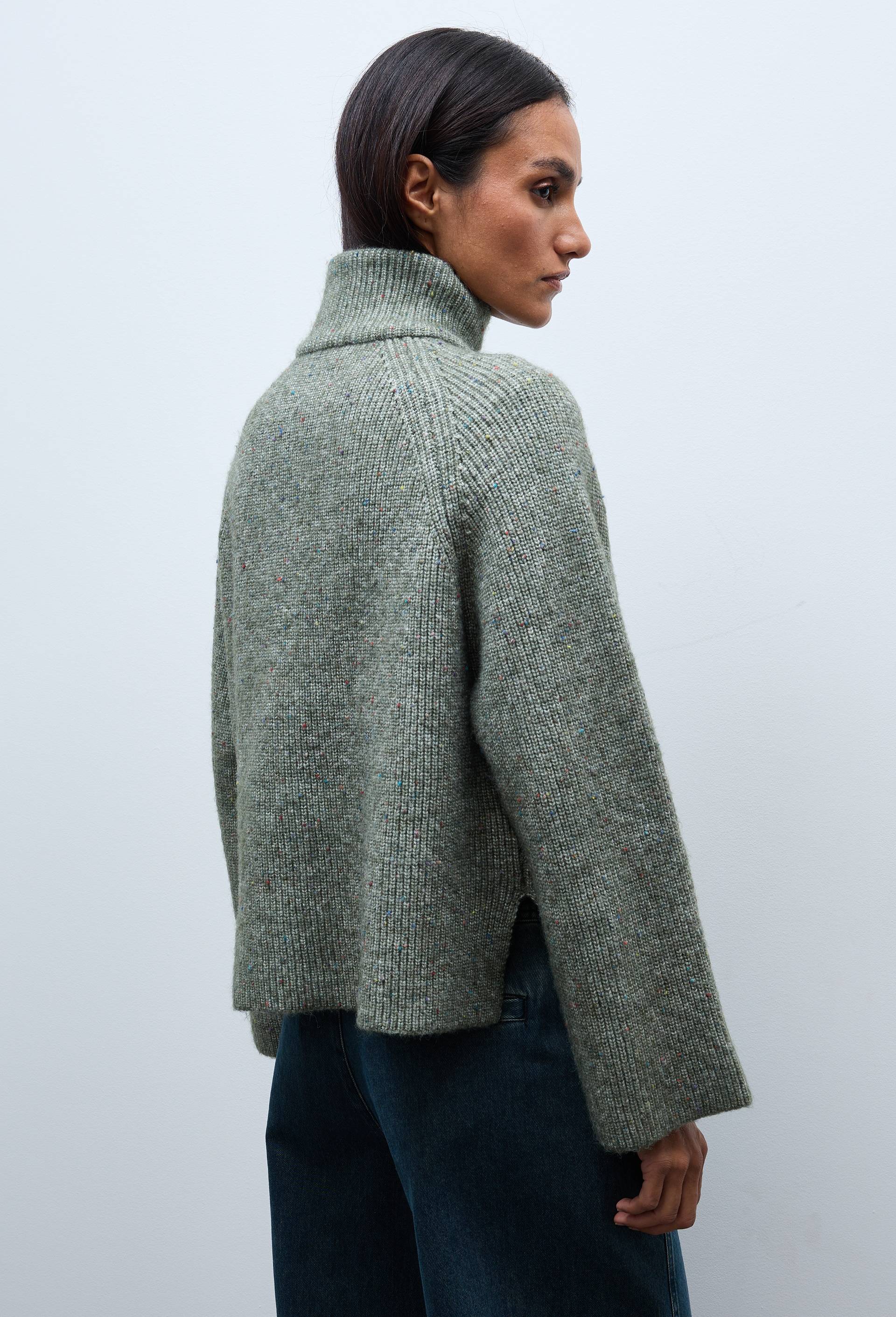 Cardigan uni, Vert, large image number 1.0