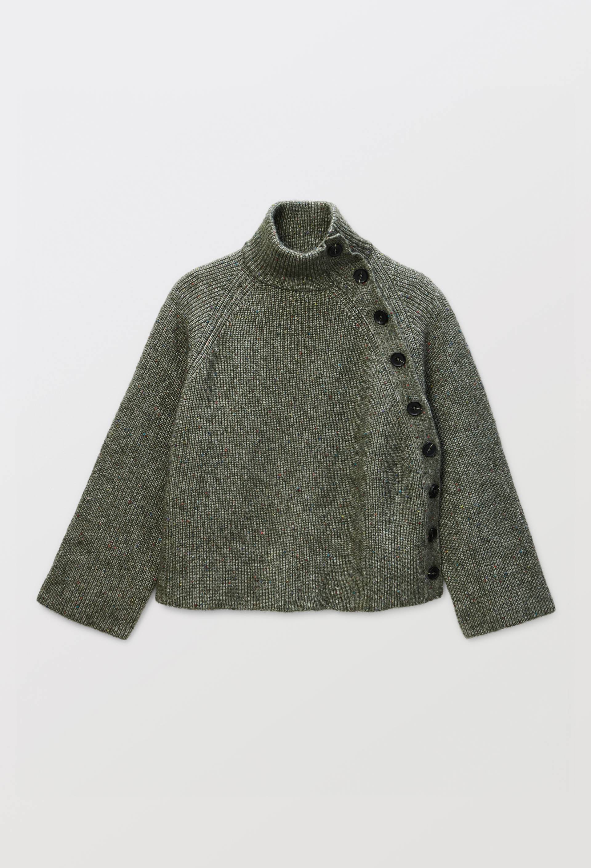 Cardigan uni, Vert, large image number 2.0