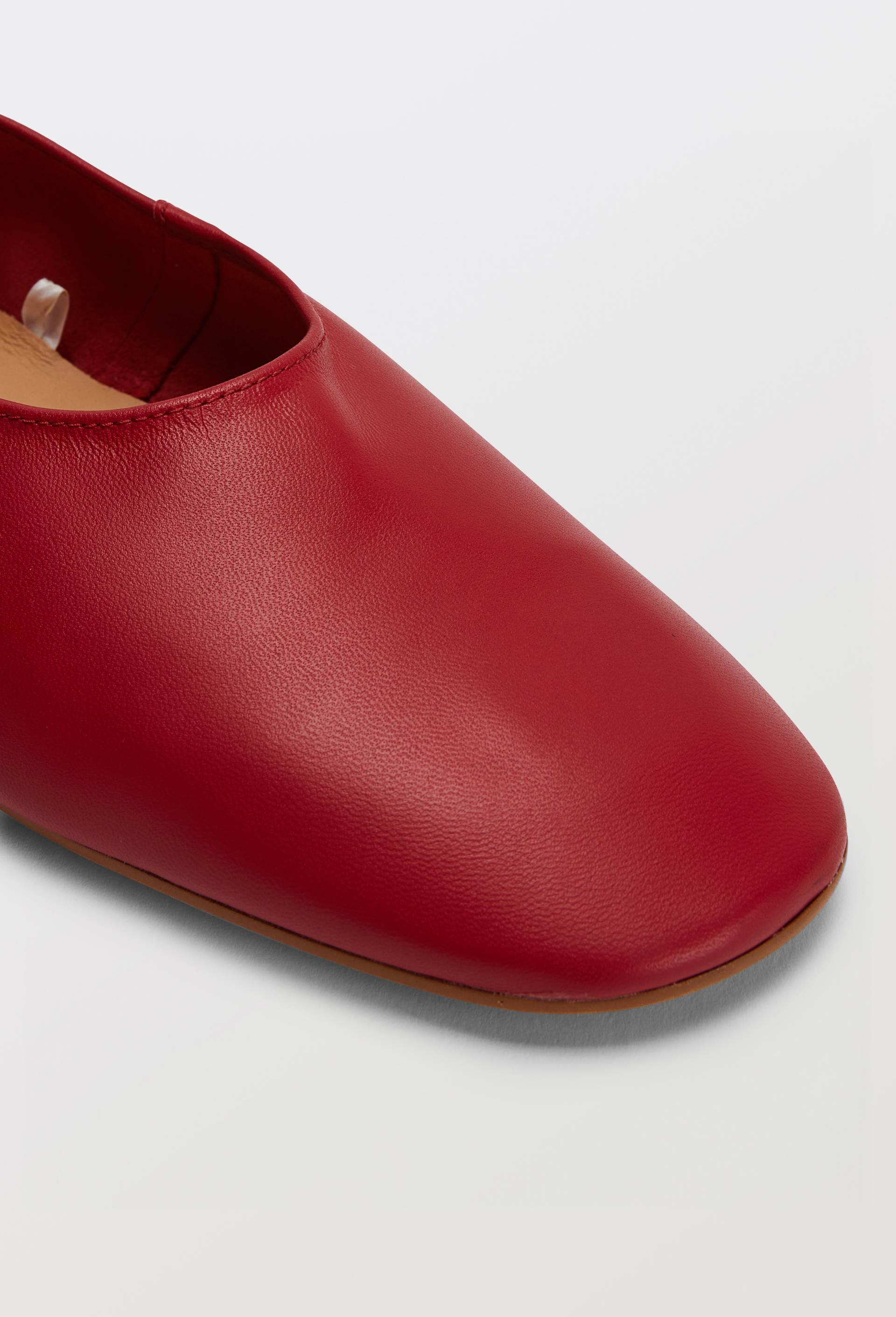 Ballerines en cuir, Rouge, large image number 2