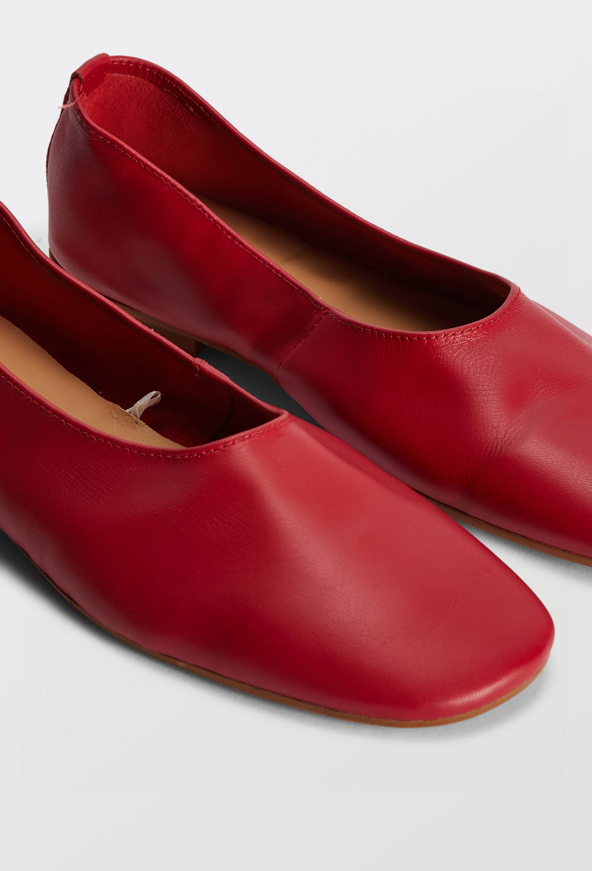 Ballerines en cuir, Rouge, large image number 2.0