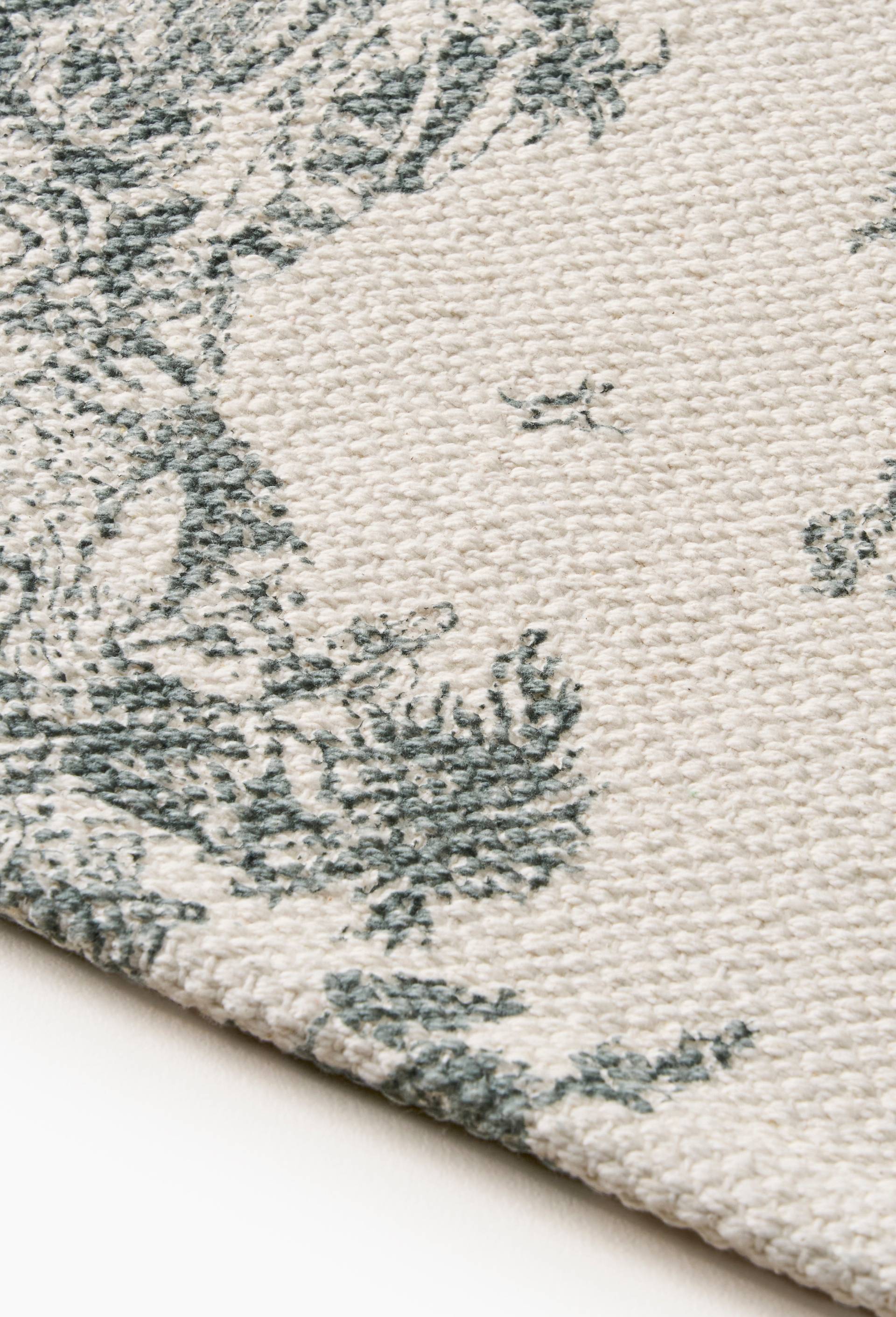 Tapis imprim&eacute;, 100% coton, Vert clair, large image number 2.0