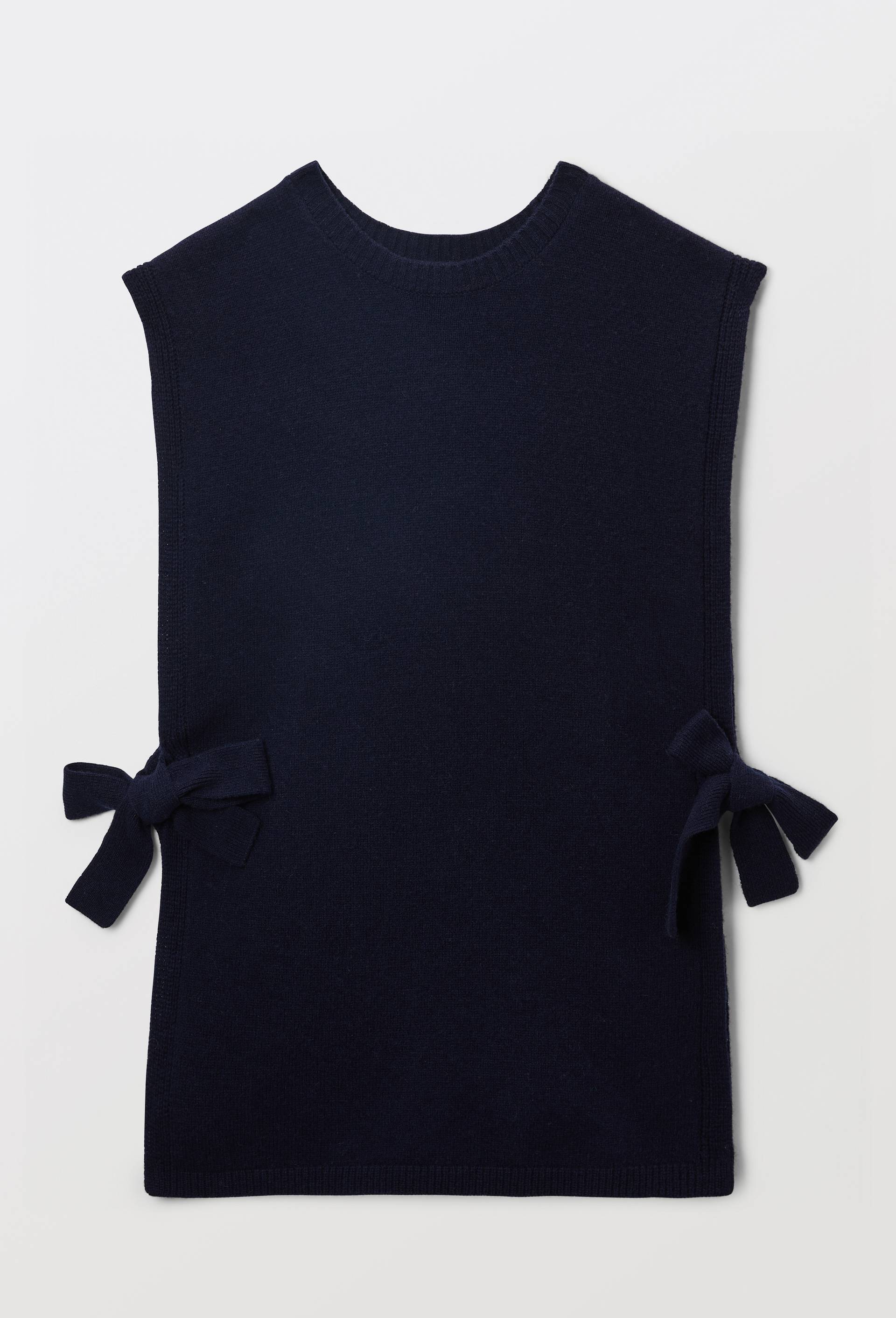 Poncho en laine, Bleu fonc&eacute;, large image number 2