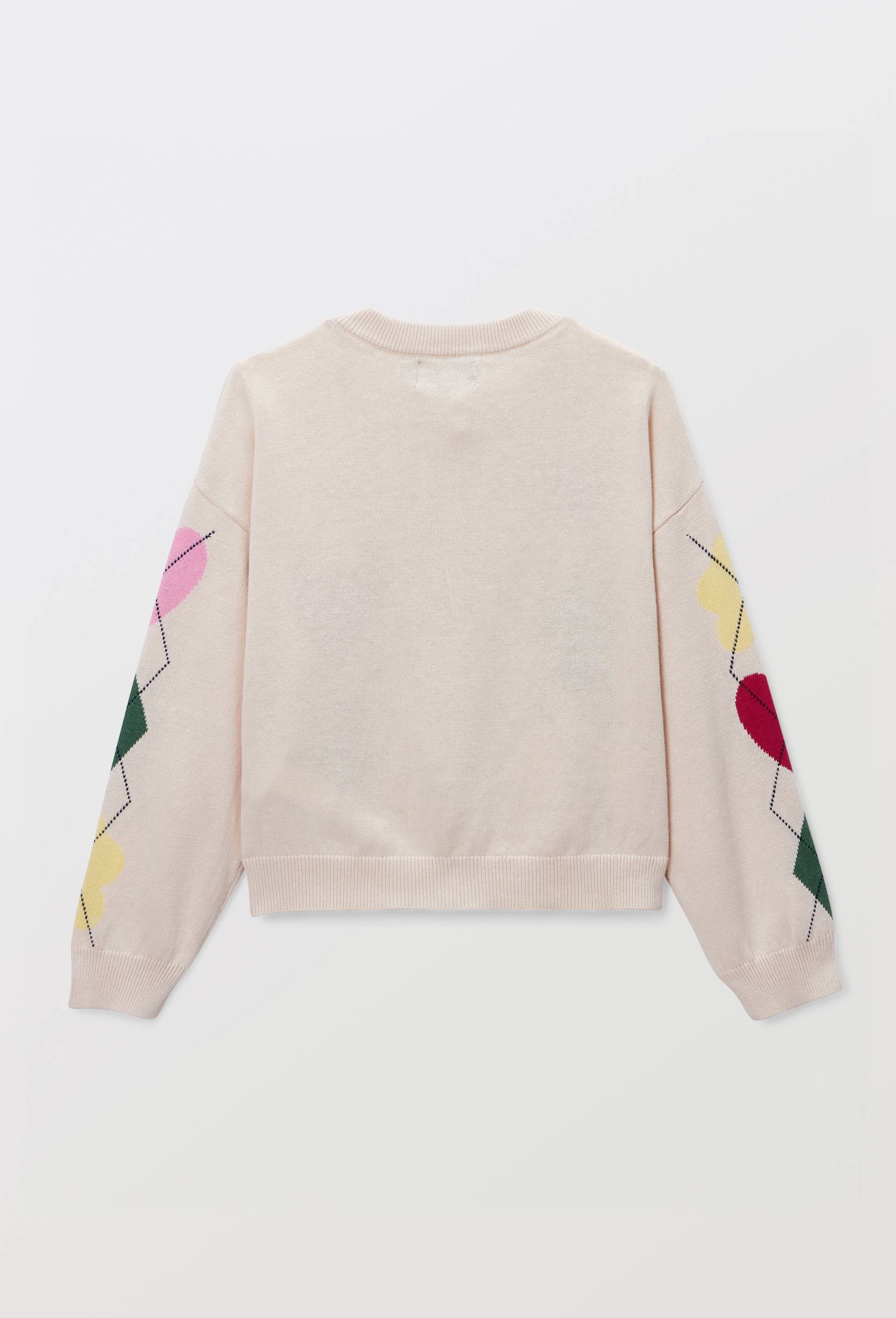 Cardigan jacquard, Beige clair, large image number 2.0