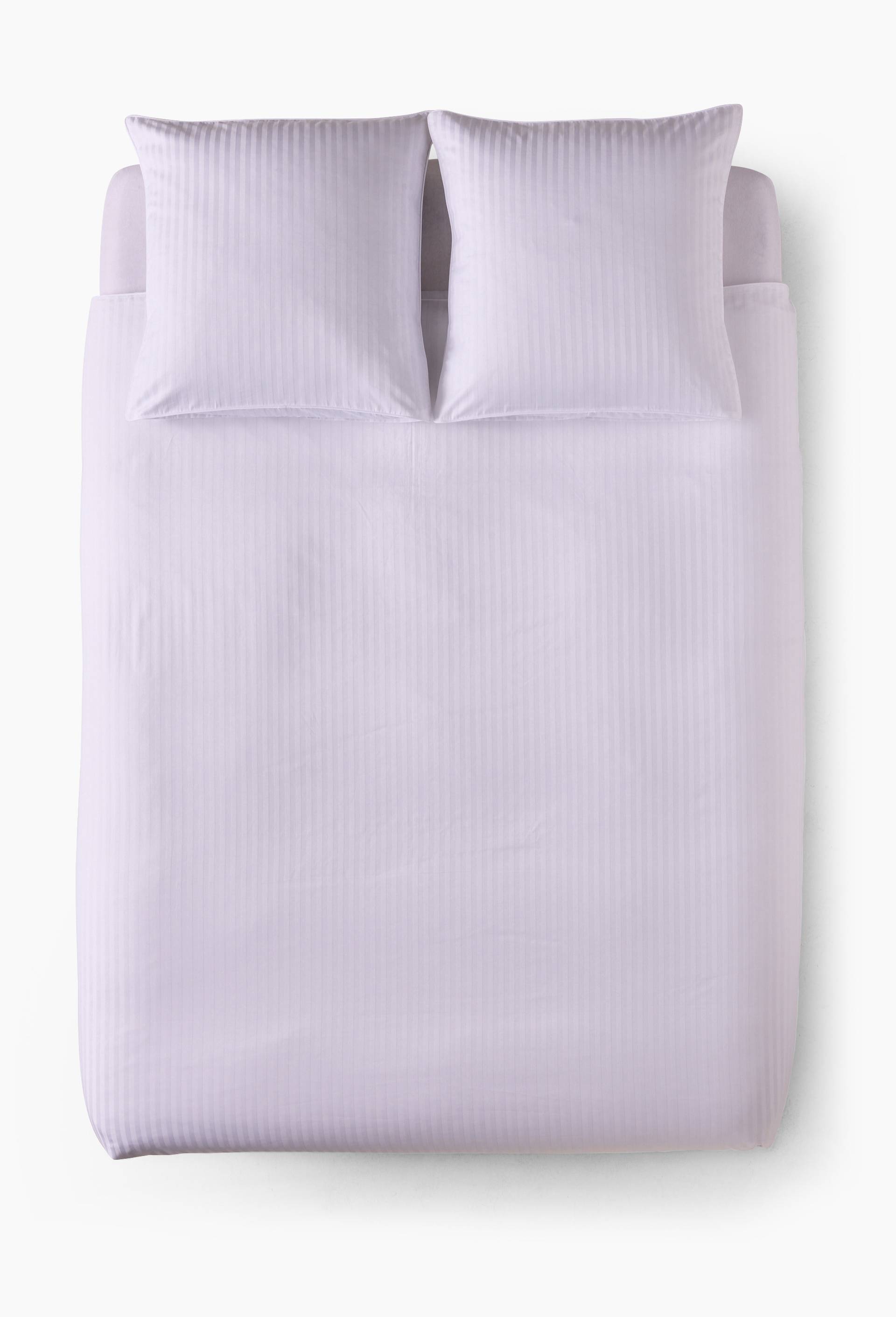 Housse de couette, satin de coton bio, Blanc, large image number 1.0