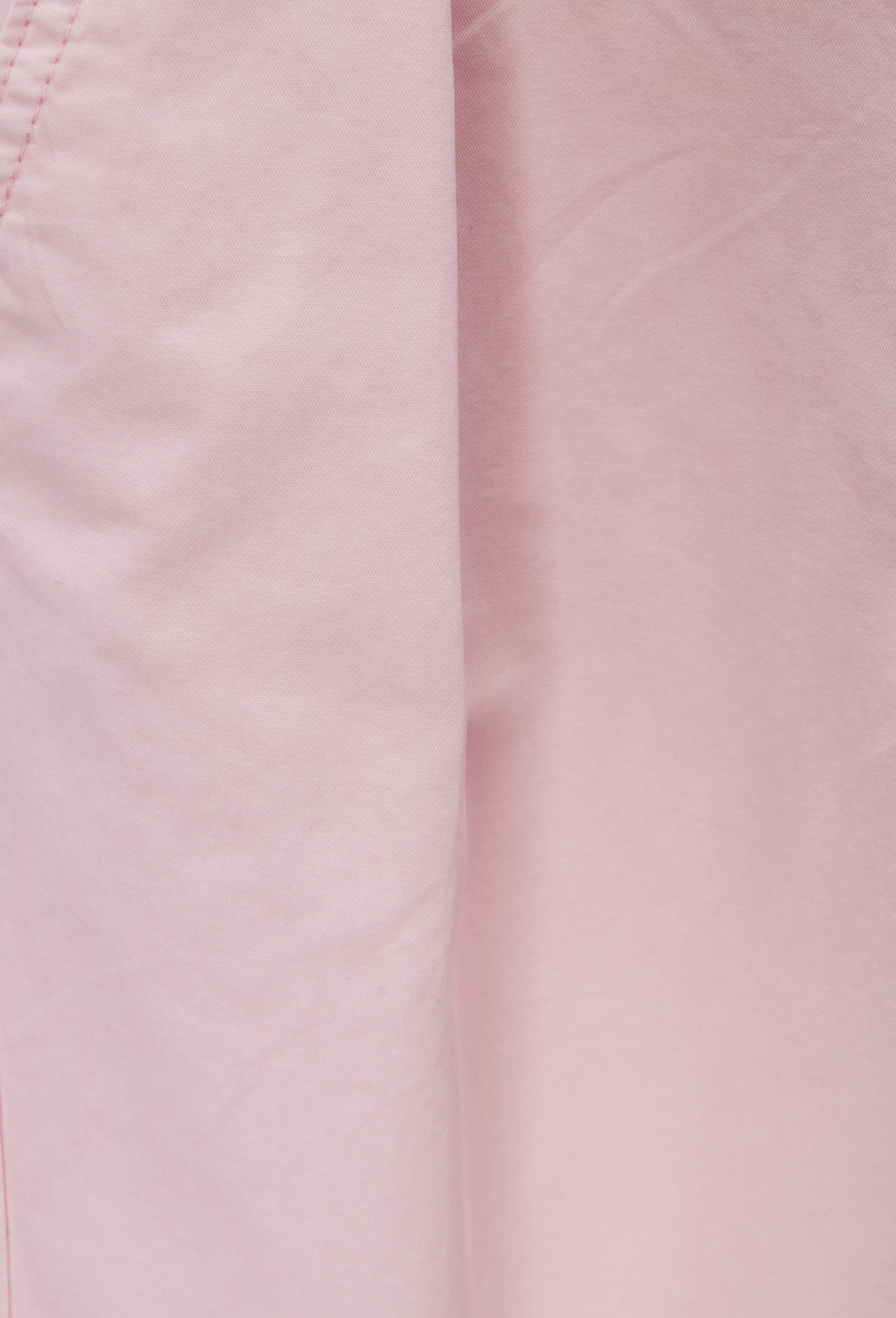 Pantalon uni &agrave; pinces en coton, Rose, large image number 4