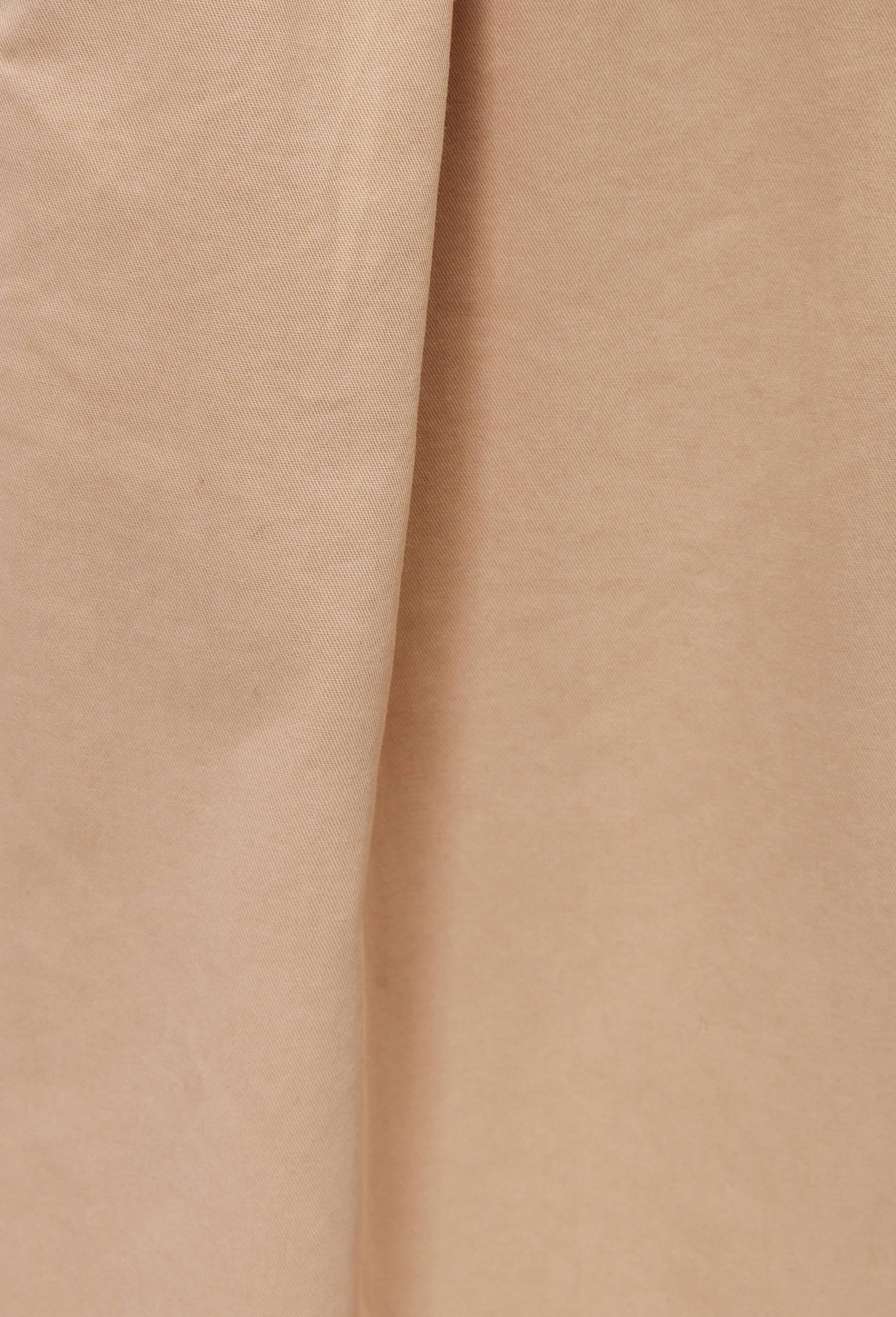 Pantalon uni &agrave; pinces en coton, Beige clair, large image number 4