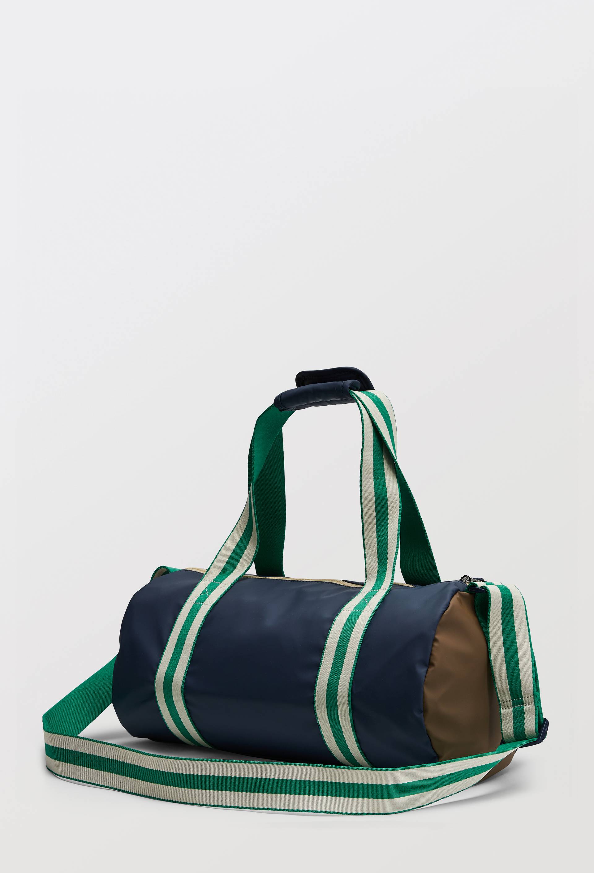 Sac polochon colorblock imperm&eacute;able, Bleu fonc&eacute;, large image number 1.0