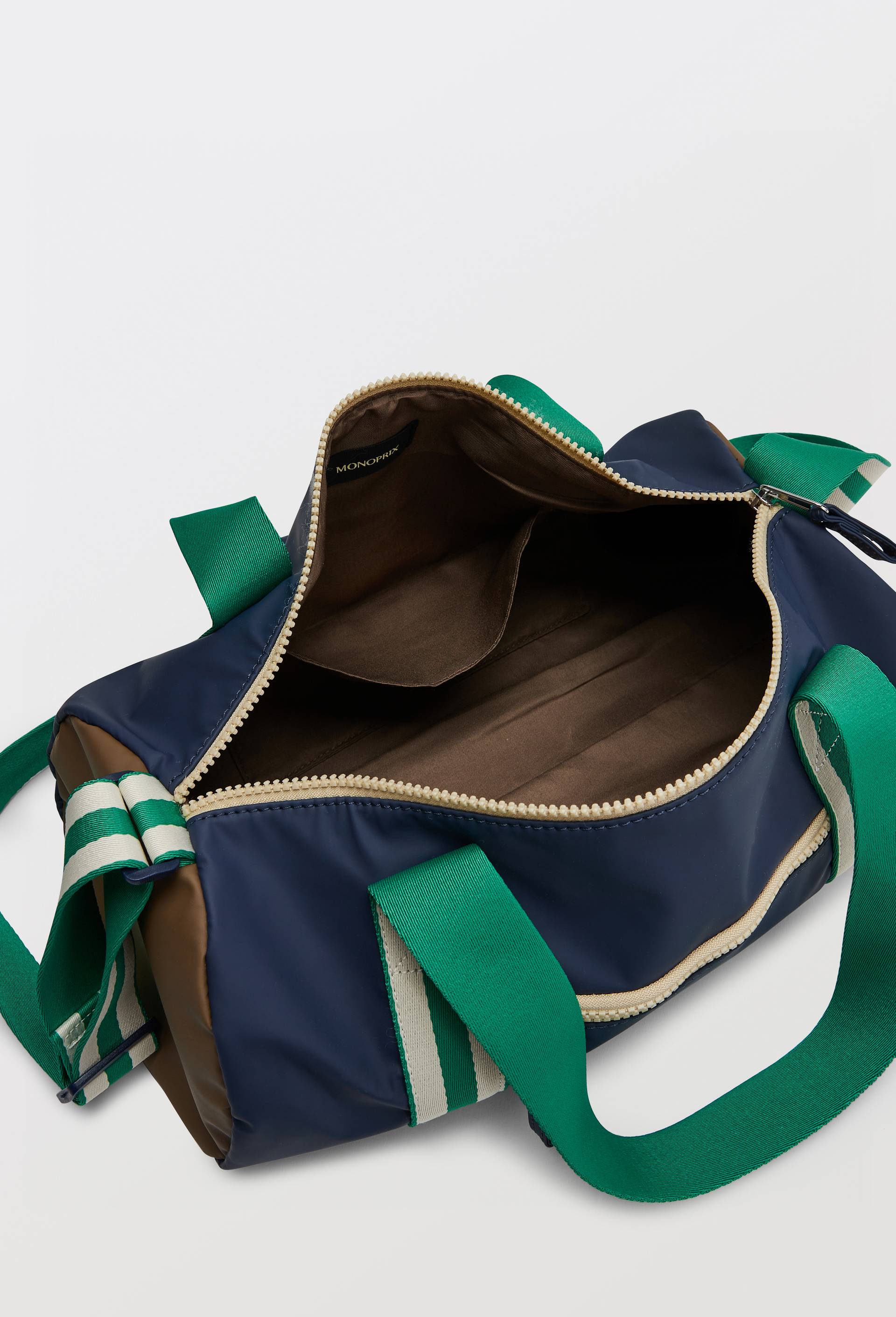 Sac polochon colorblock imperm&eacute;able, Bleu fonc&eacute;, large image number 2.0