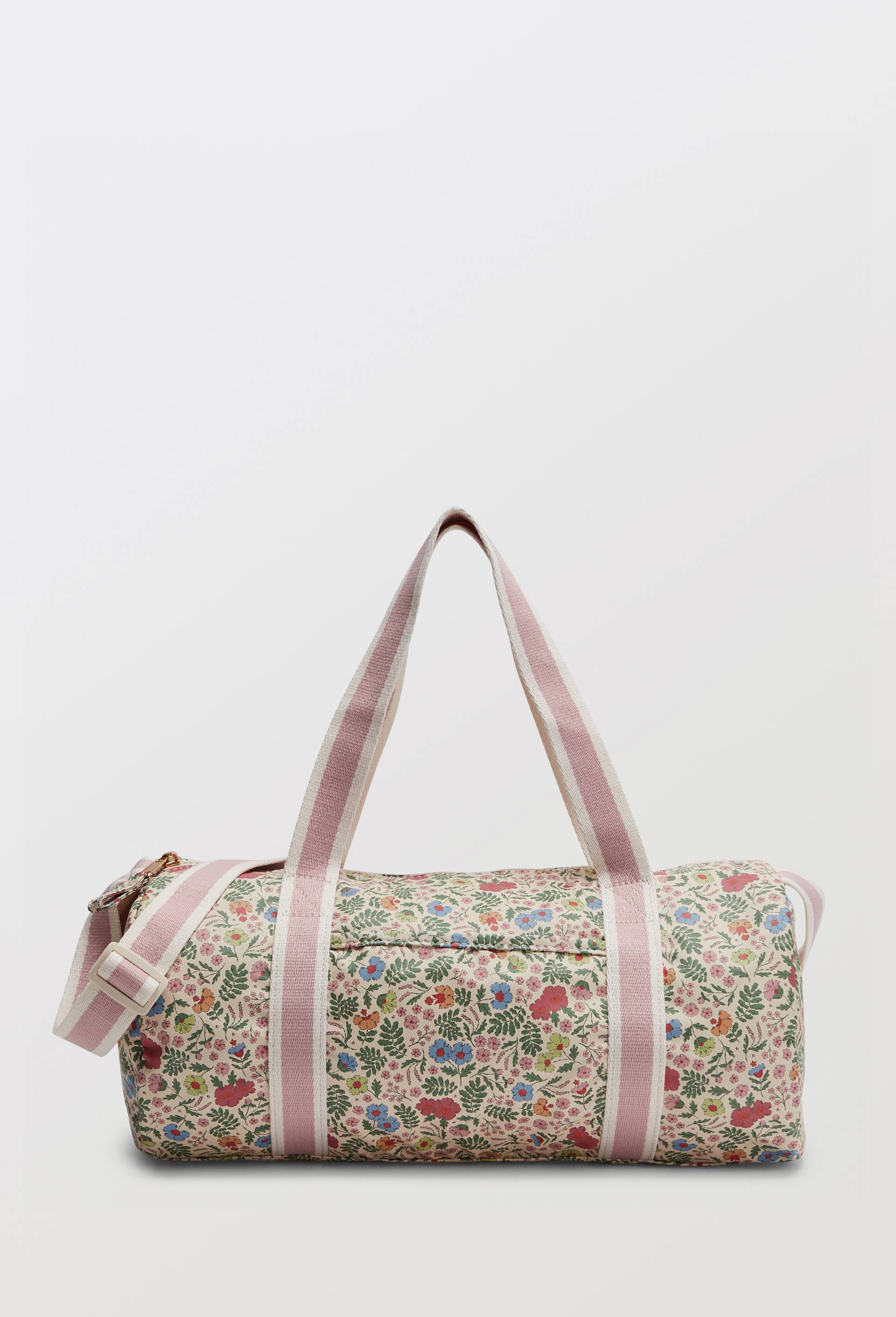 Sac polochon imprim&eacute; imperm&eacute;able, Beige clair, large image number 0