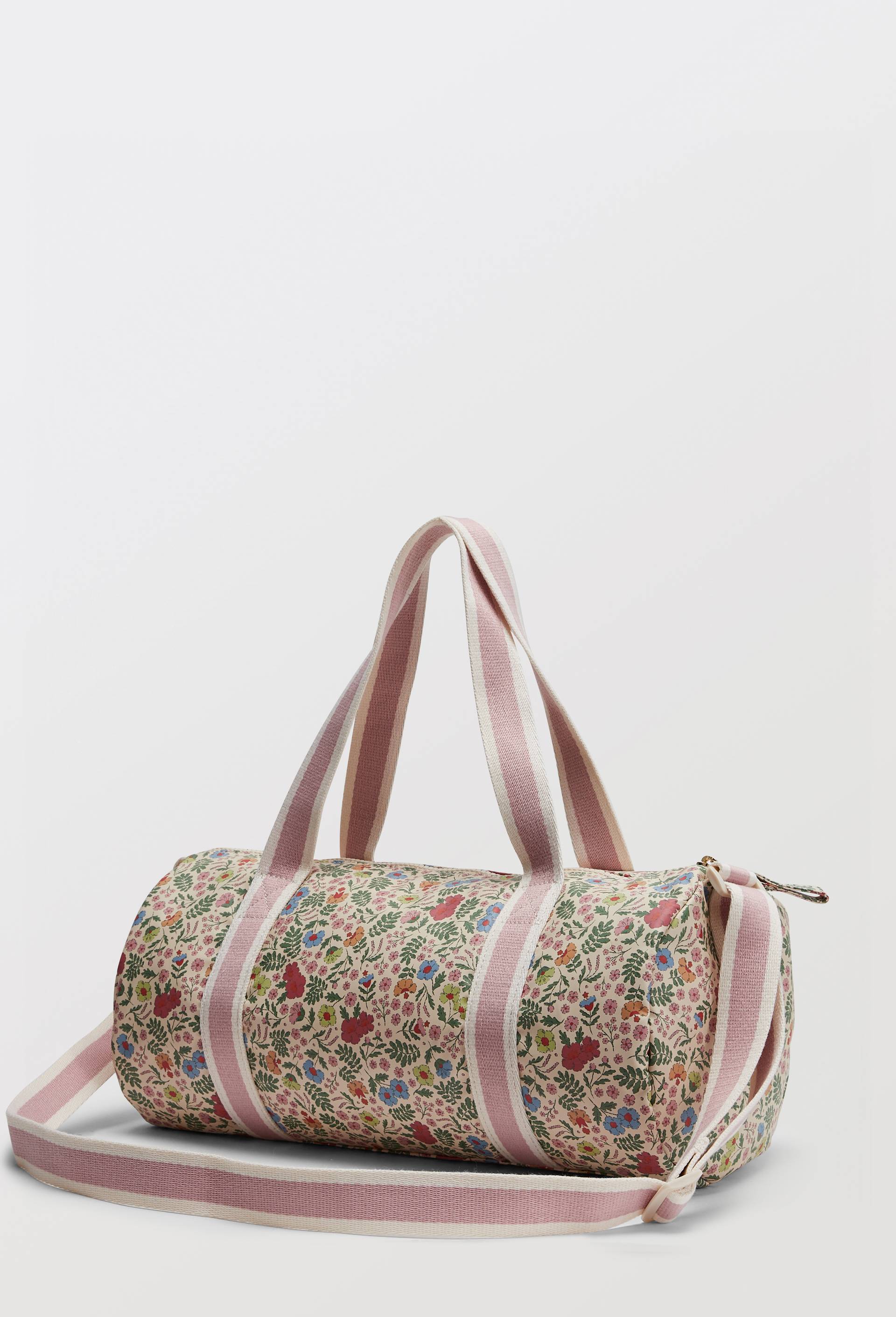Sac polochon imprim&eacute; imperm&eacute;able, Beige clair, large image number 1