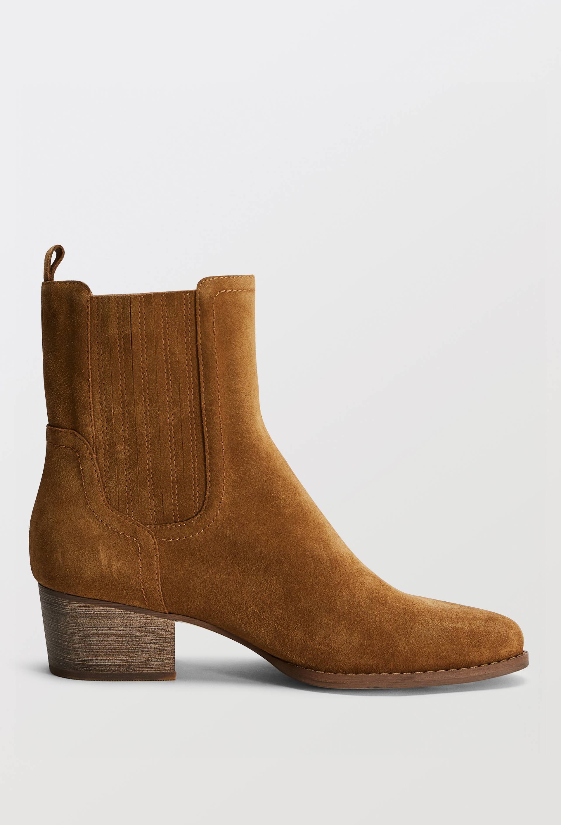 Bottines en cuir, Beige, large image number 1.0