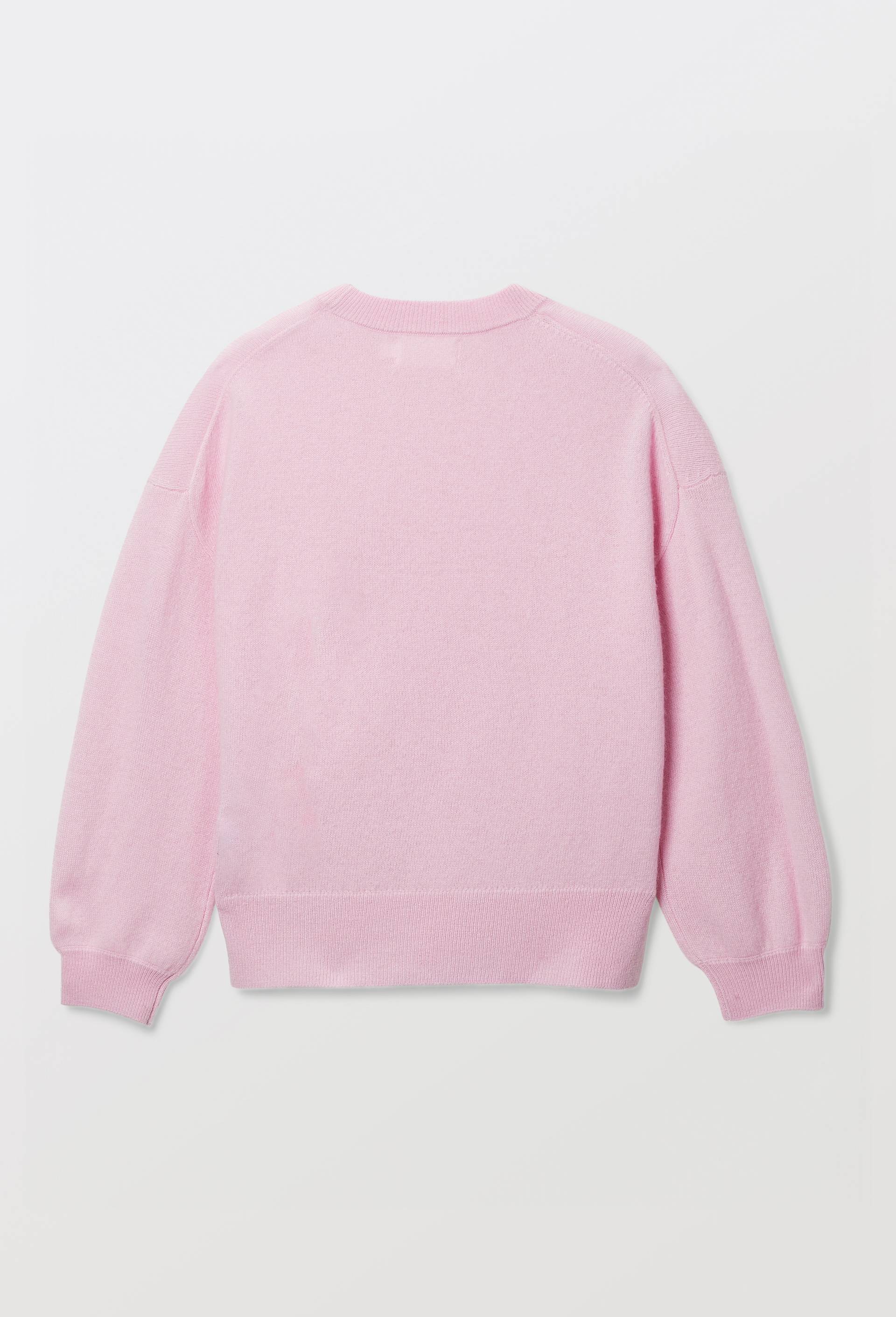 Pull uni 100% cachemire, Rose, large image number 2.0