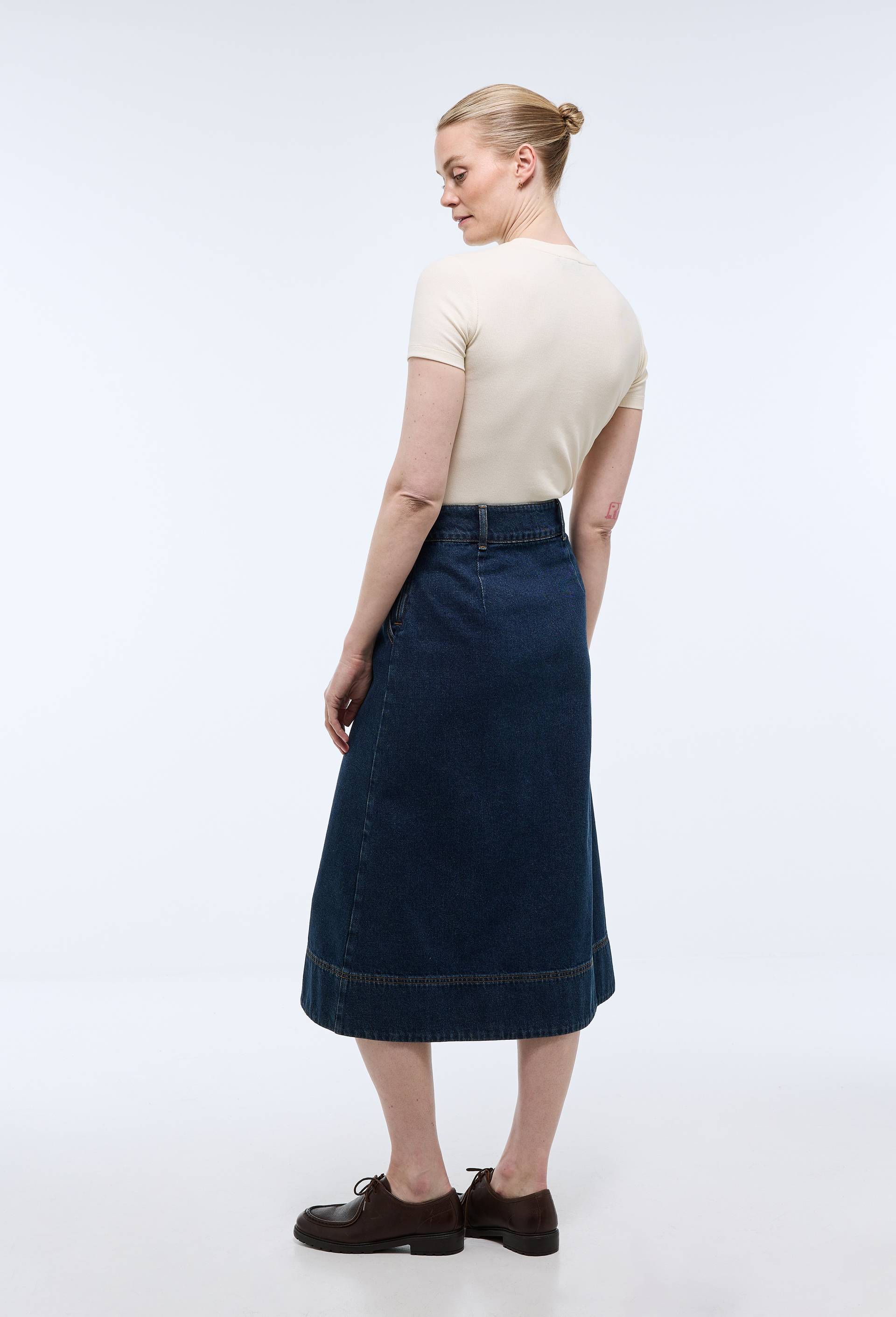 Jupe longue en denim - ATELIER DENIM, Bleu, large image number 1.0