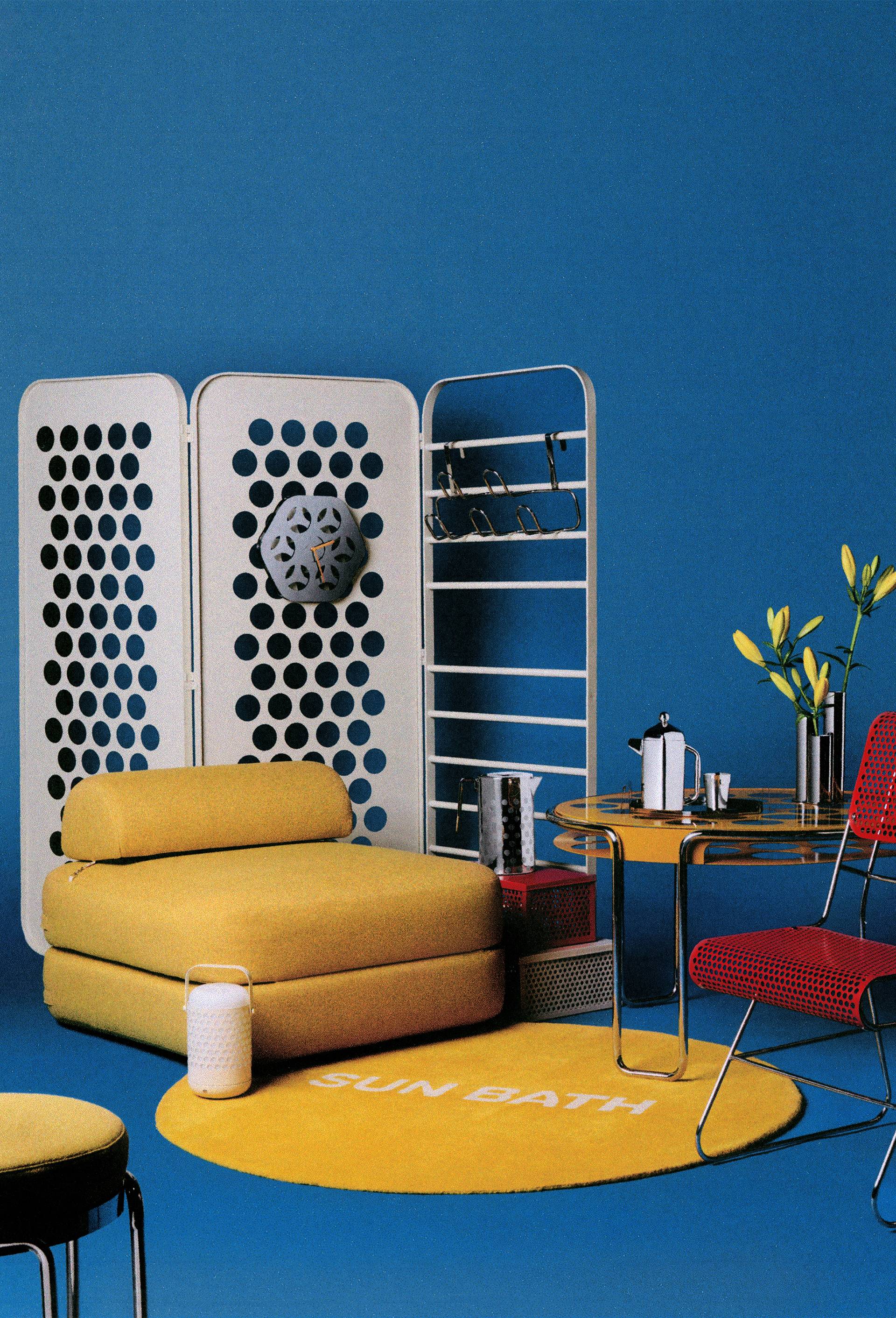EXCLU WEB - Chauffeuse, 90x80x60 cm - HALL HAUS x MONOPRIX, Jaune, large image number 3.0