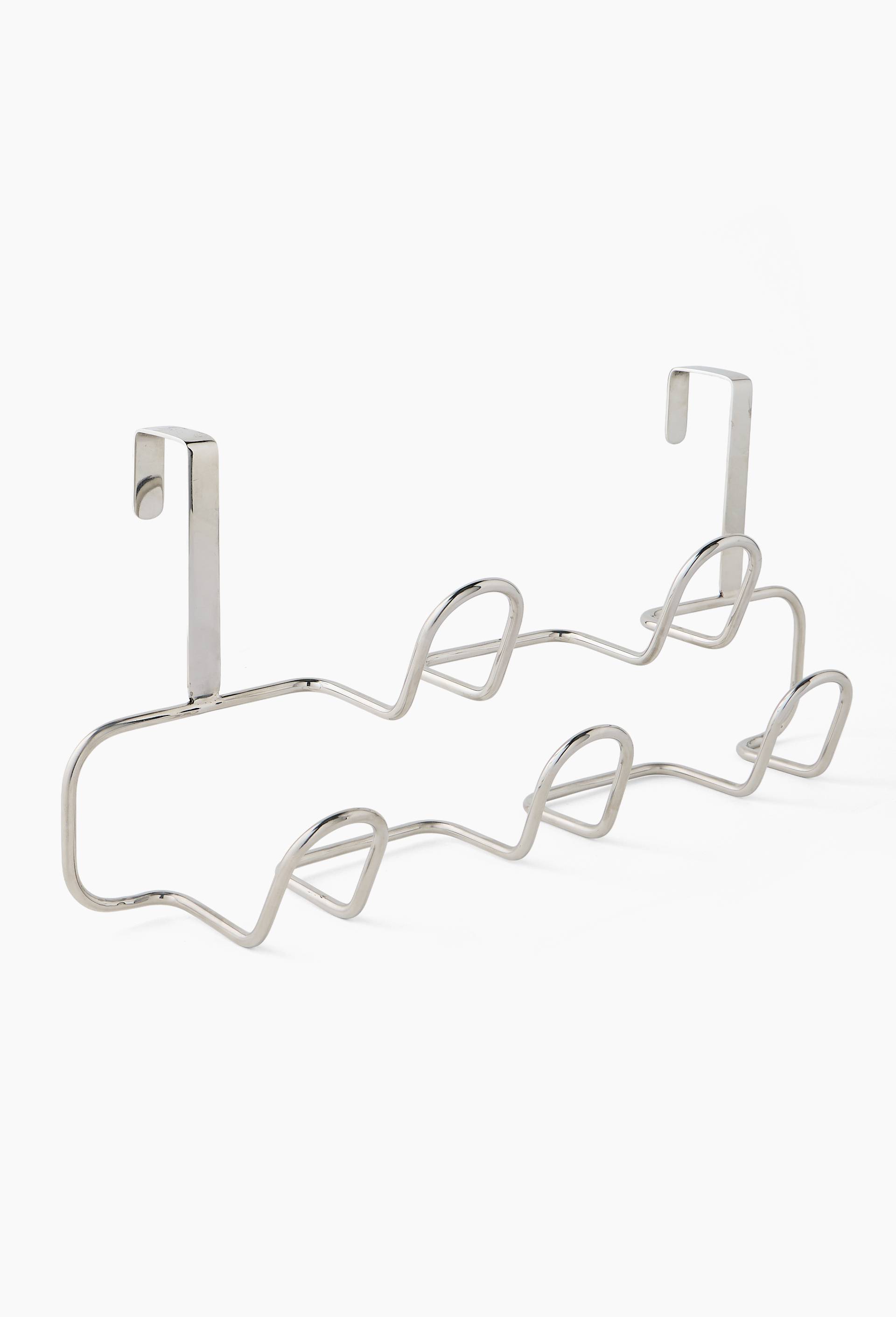 Porte-manteau, 56x17x35 cm, en m&eacute;tal finition chrom&eacute;e - HALL HAUS x MONOPRIX, Argent, large image number 0.0