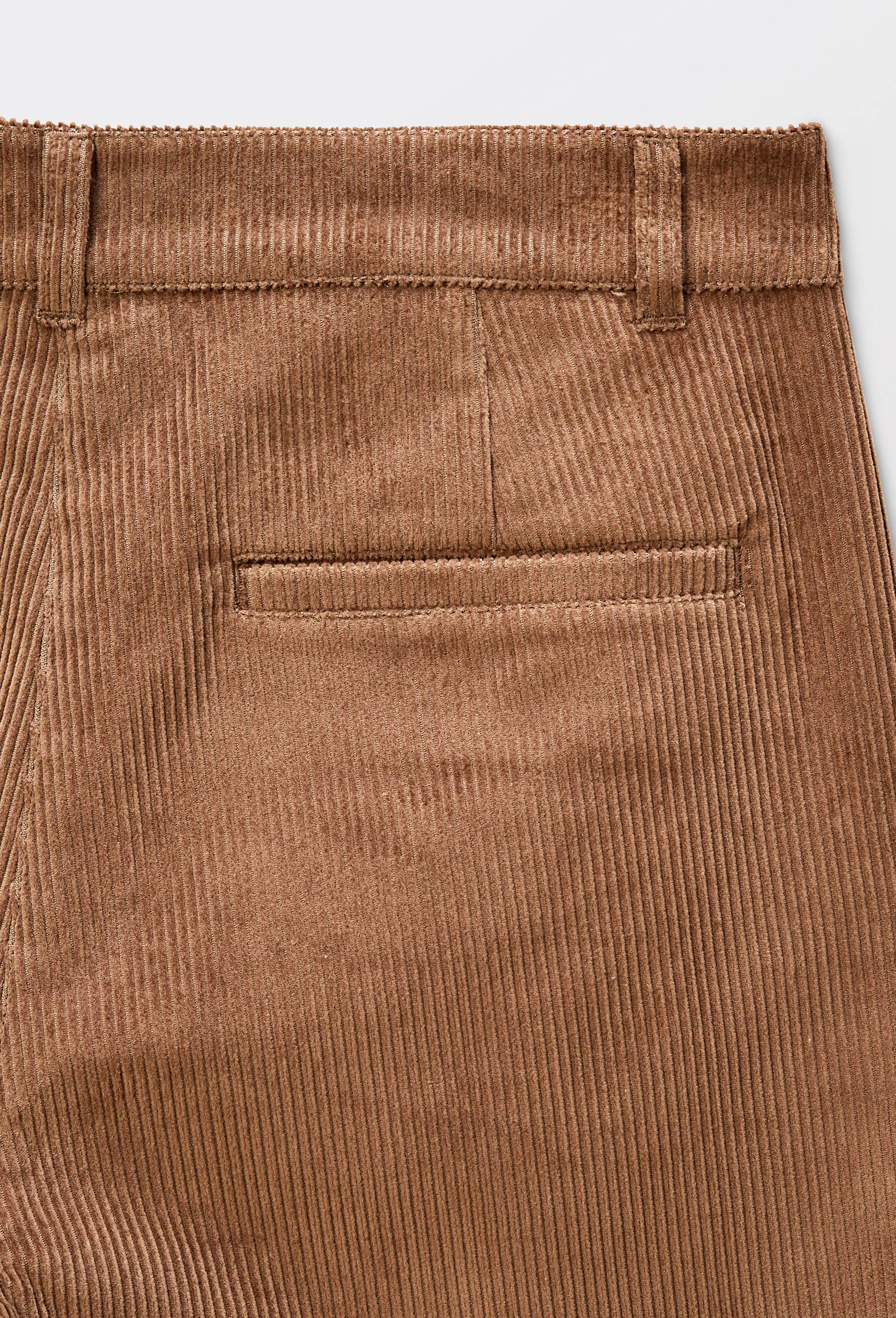 Pantalon en velours droit en coton BIO GOTS, Beige, large image number 4