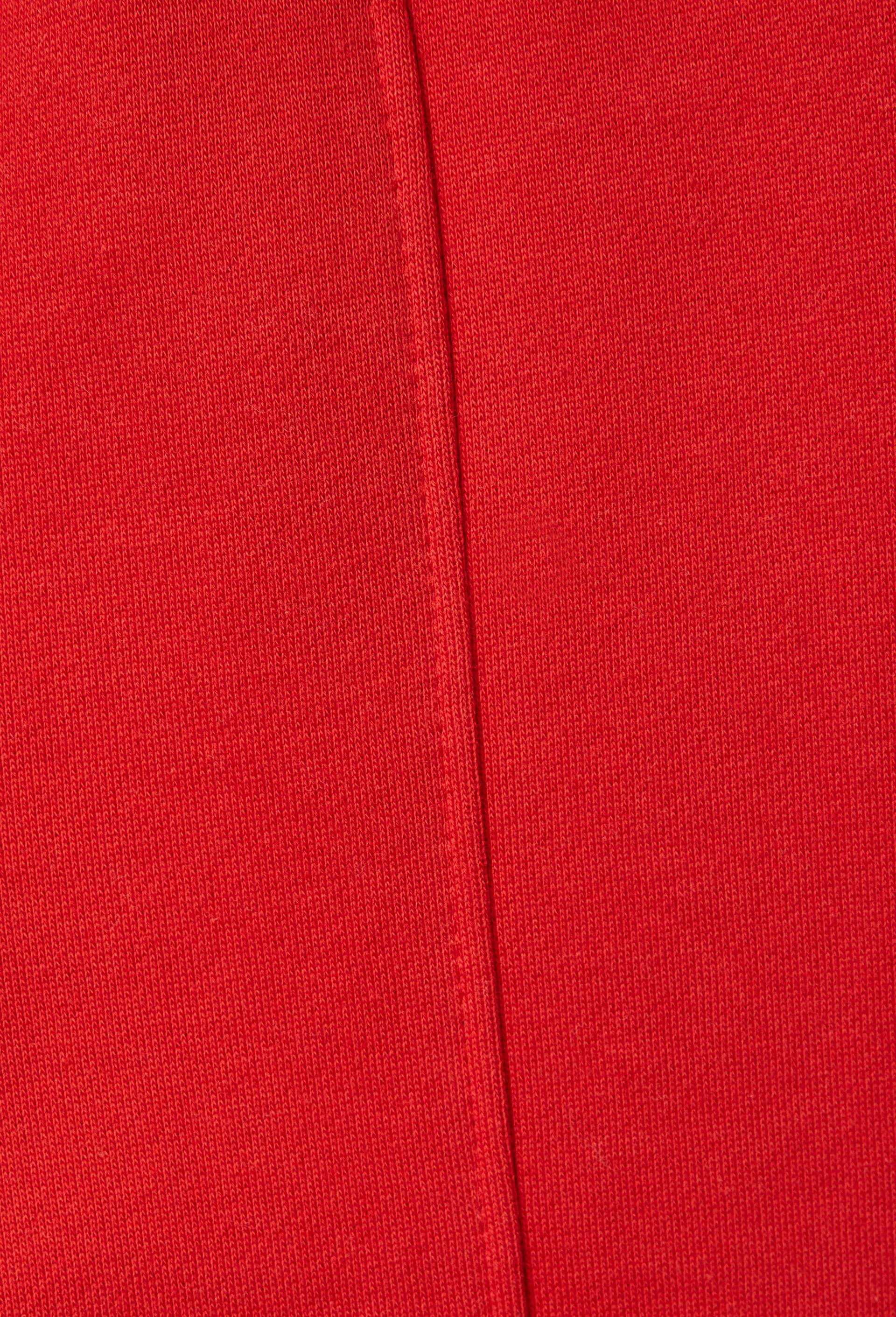 Jogging cargo uni, en coton BIO GOTS, Rouge, large